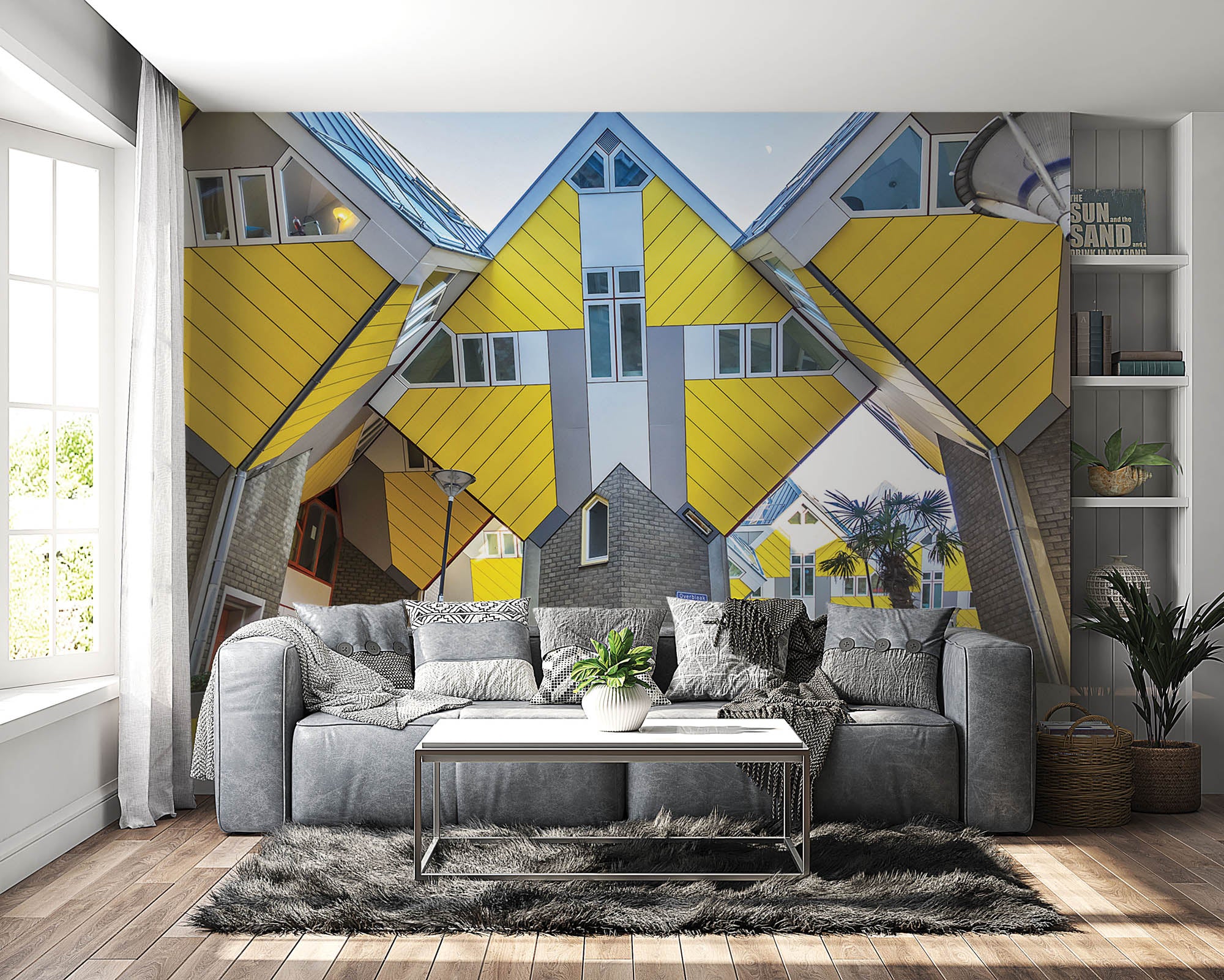 Kubuswoningen - LW00393 Fotobehang