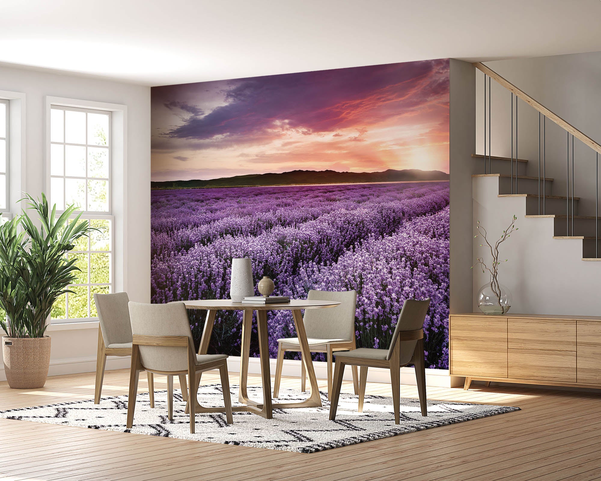 Lavendelveld - LW00262 Fotobehang