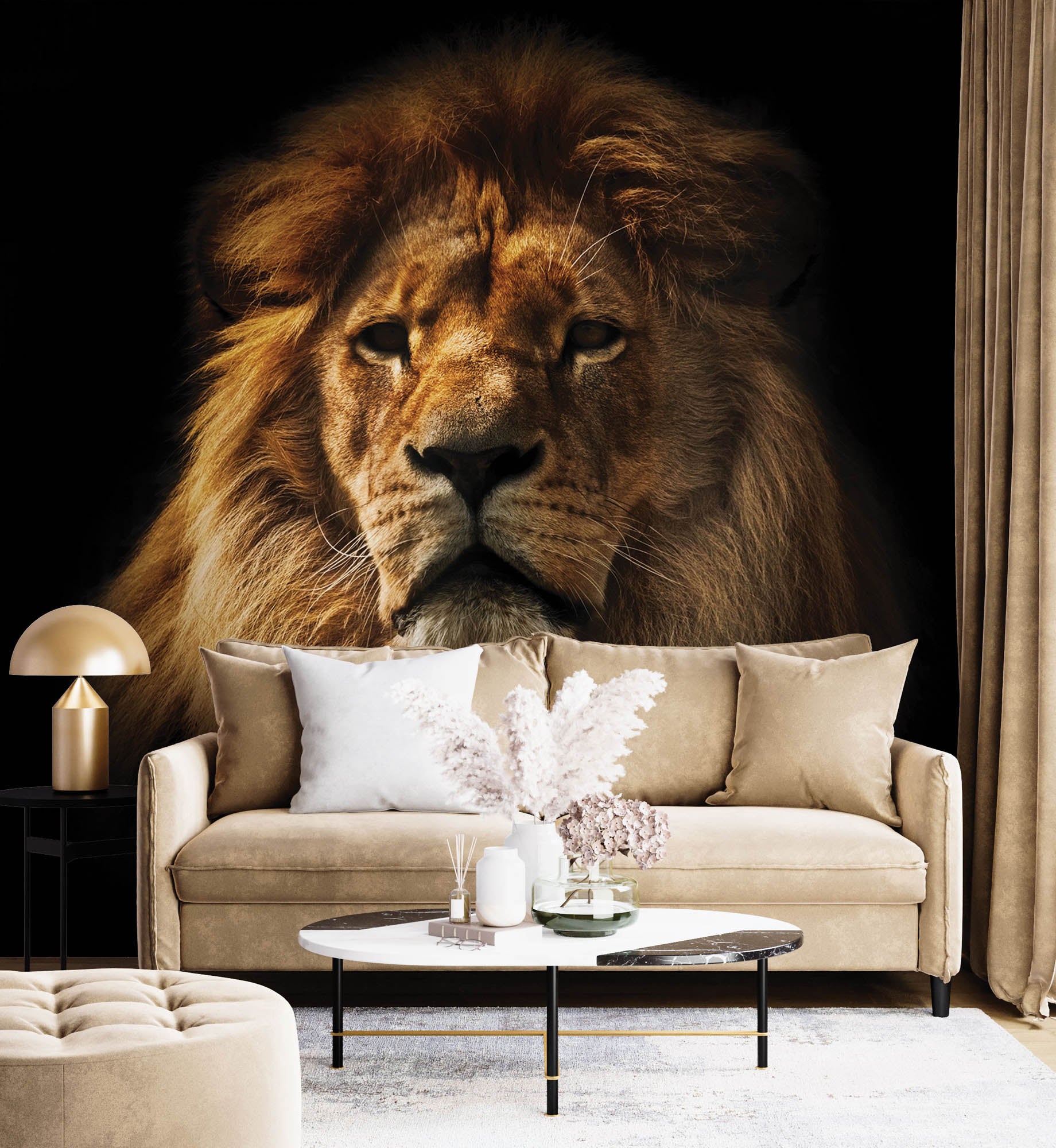 Leeuw - LW00158 Fotobehang