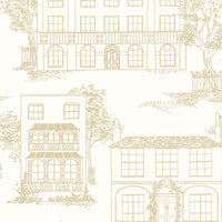 Little Green 50S Line Wallpapers Hampstead Cloister