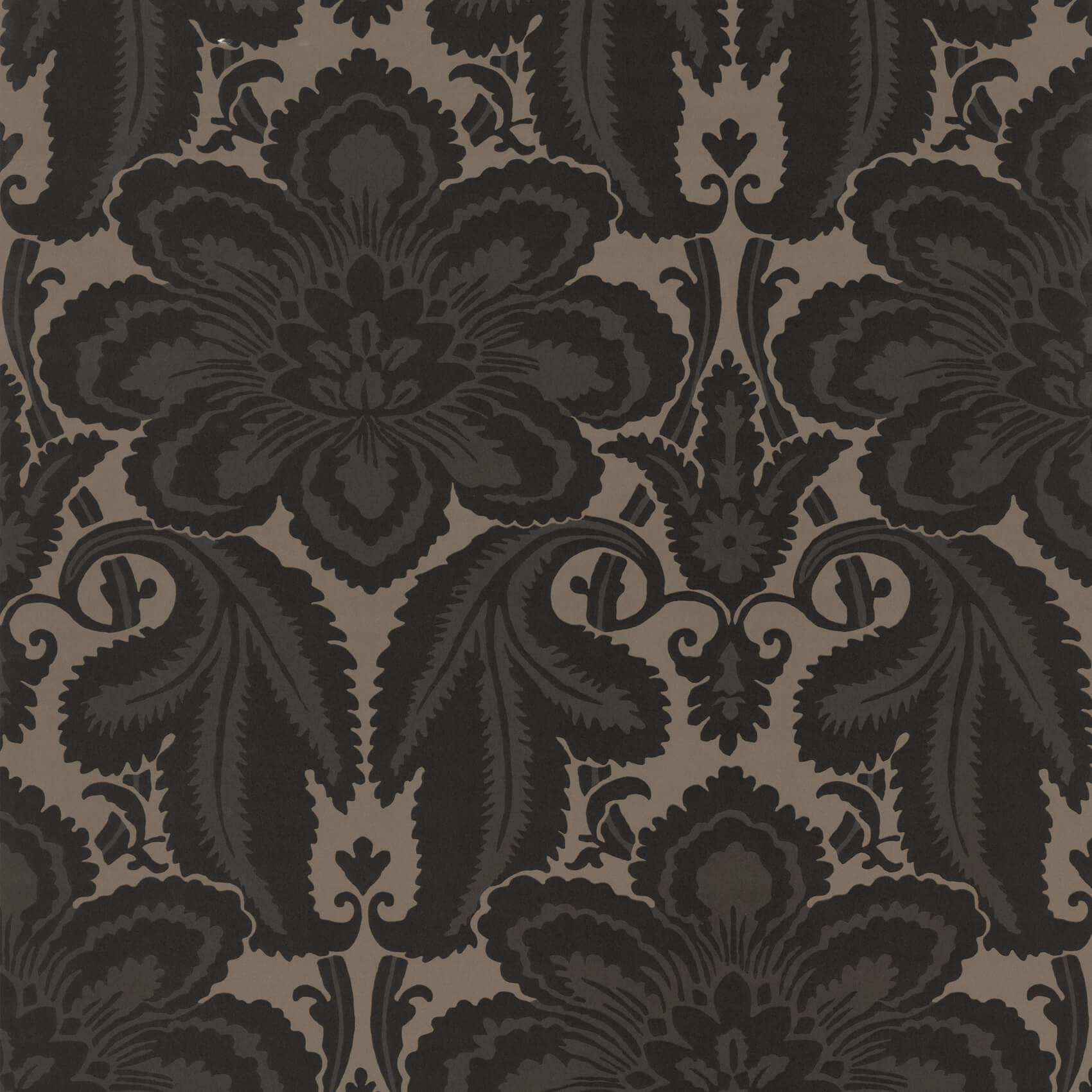 Little Green London Wallpapers IV Albemarle St Charcoal Behang