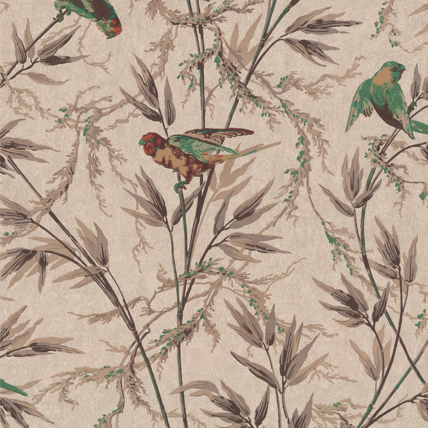 Little Green London Wallpapers IV Great Ormond St Cappuccino Behang