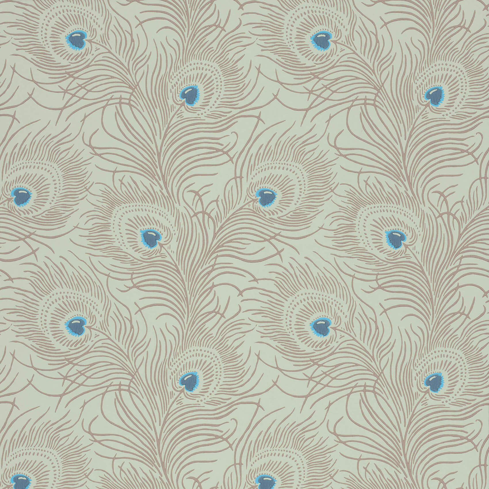 Little Green London Wallpapers V Carlton House Terrace Copper Behang
