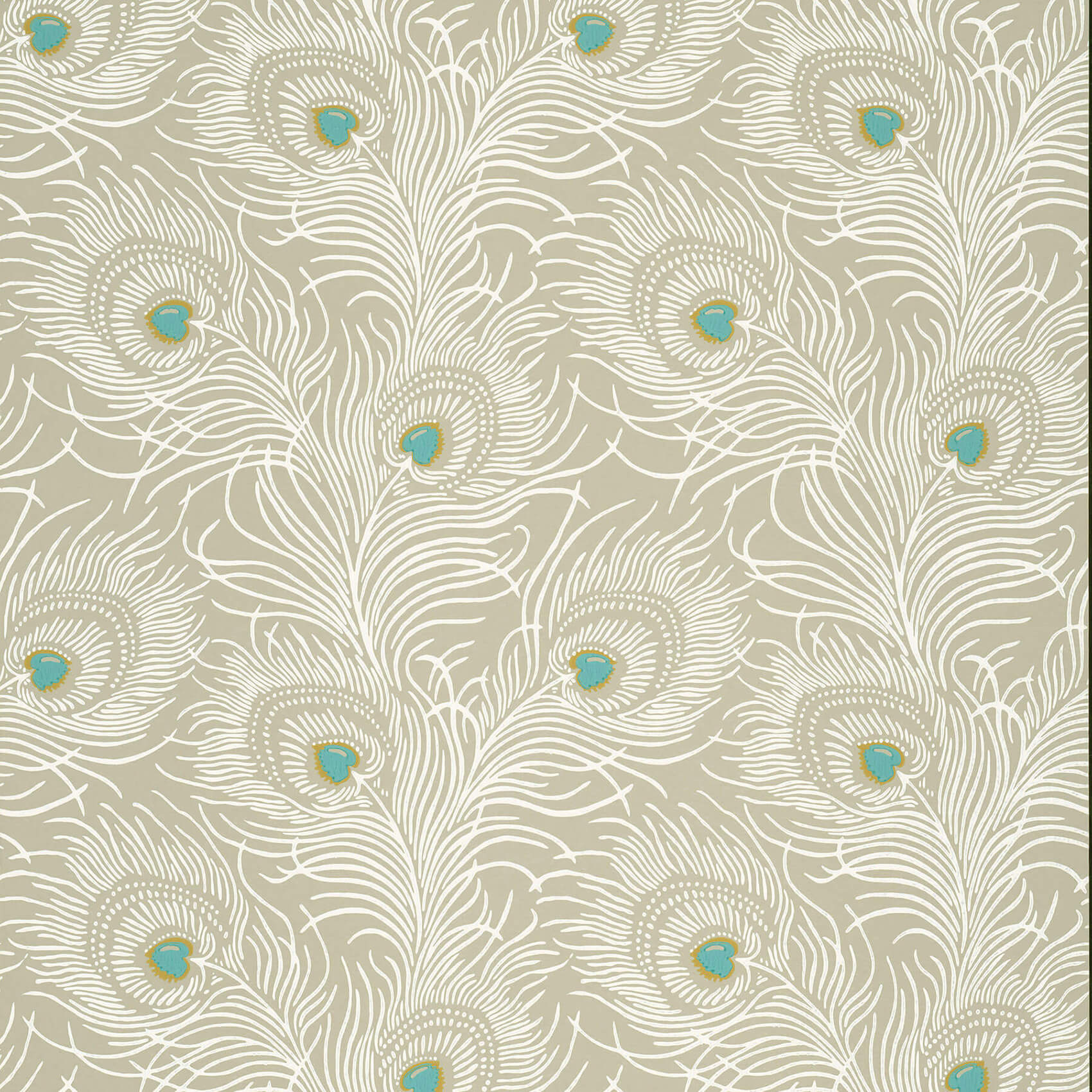 Little Green London Wallpapers V Carlton House Terrace Pompon Behang