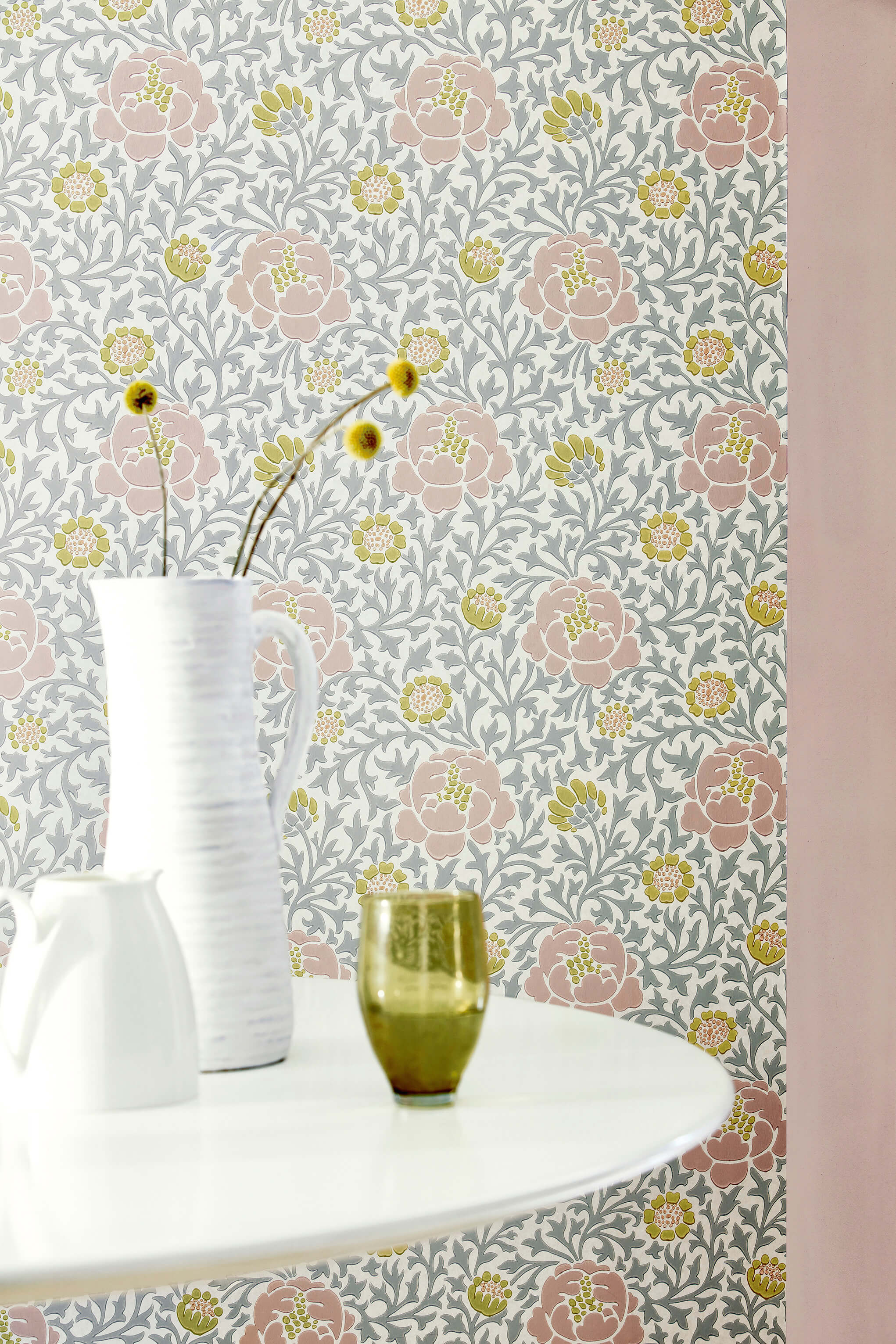 Little Green London Wallpapers V Lansdowne Walk Ash Behang