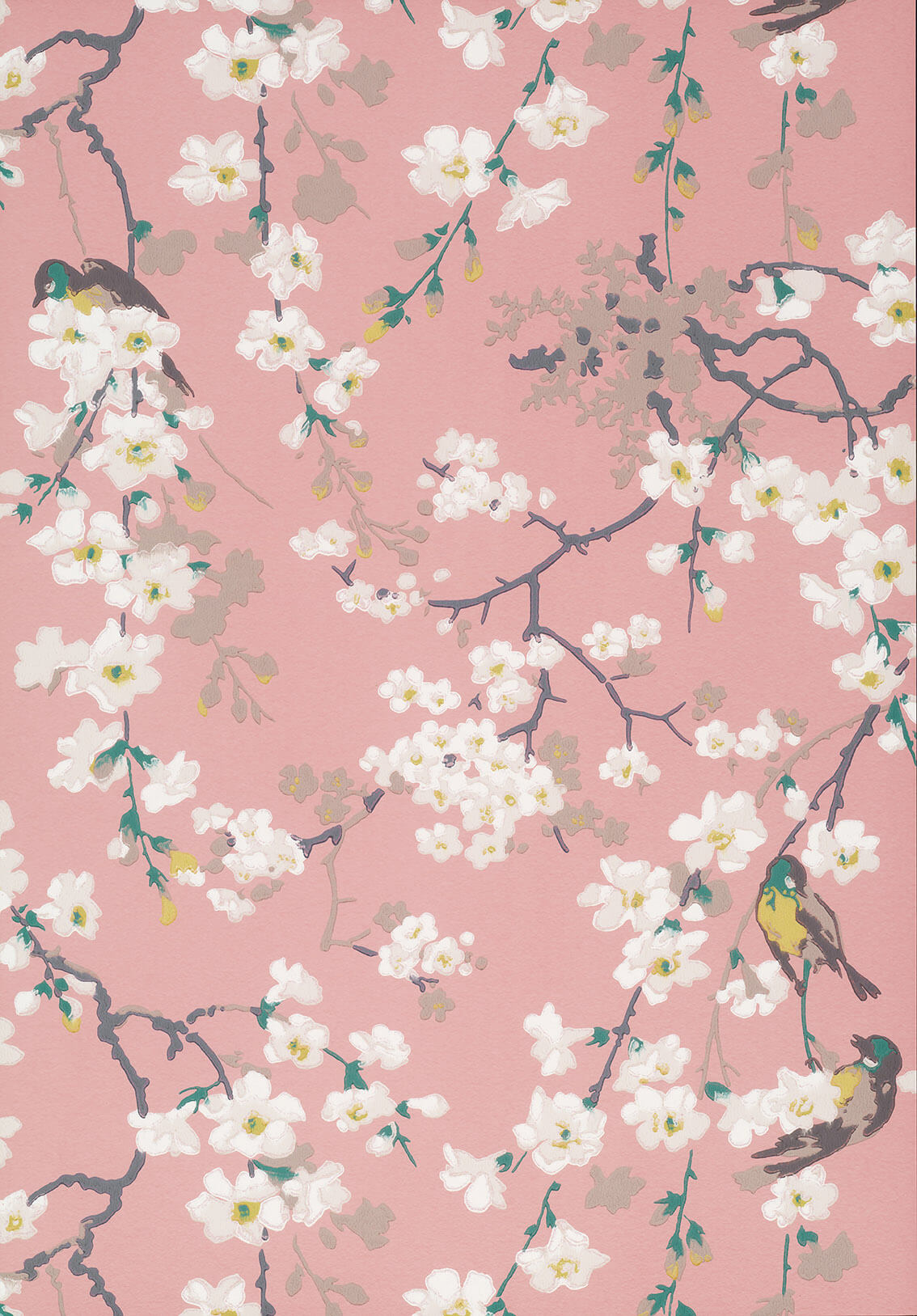 Little Green National Trust II Massingberd Blossom Oriental Behang