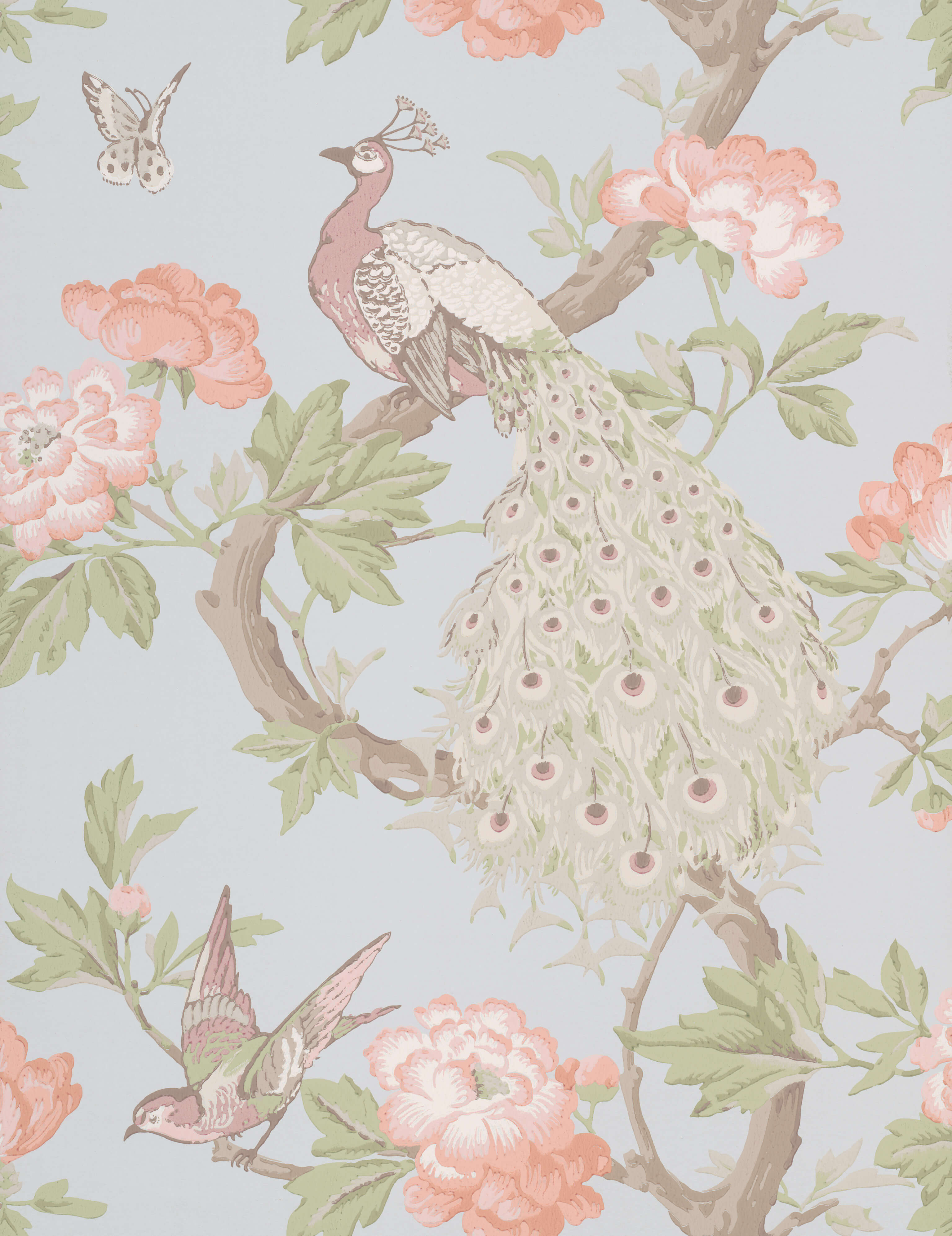 Little Green National Trust Papers Pavona Pearle Behang