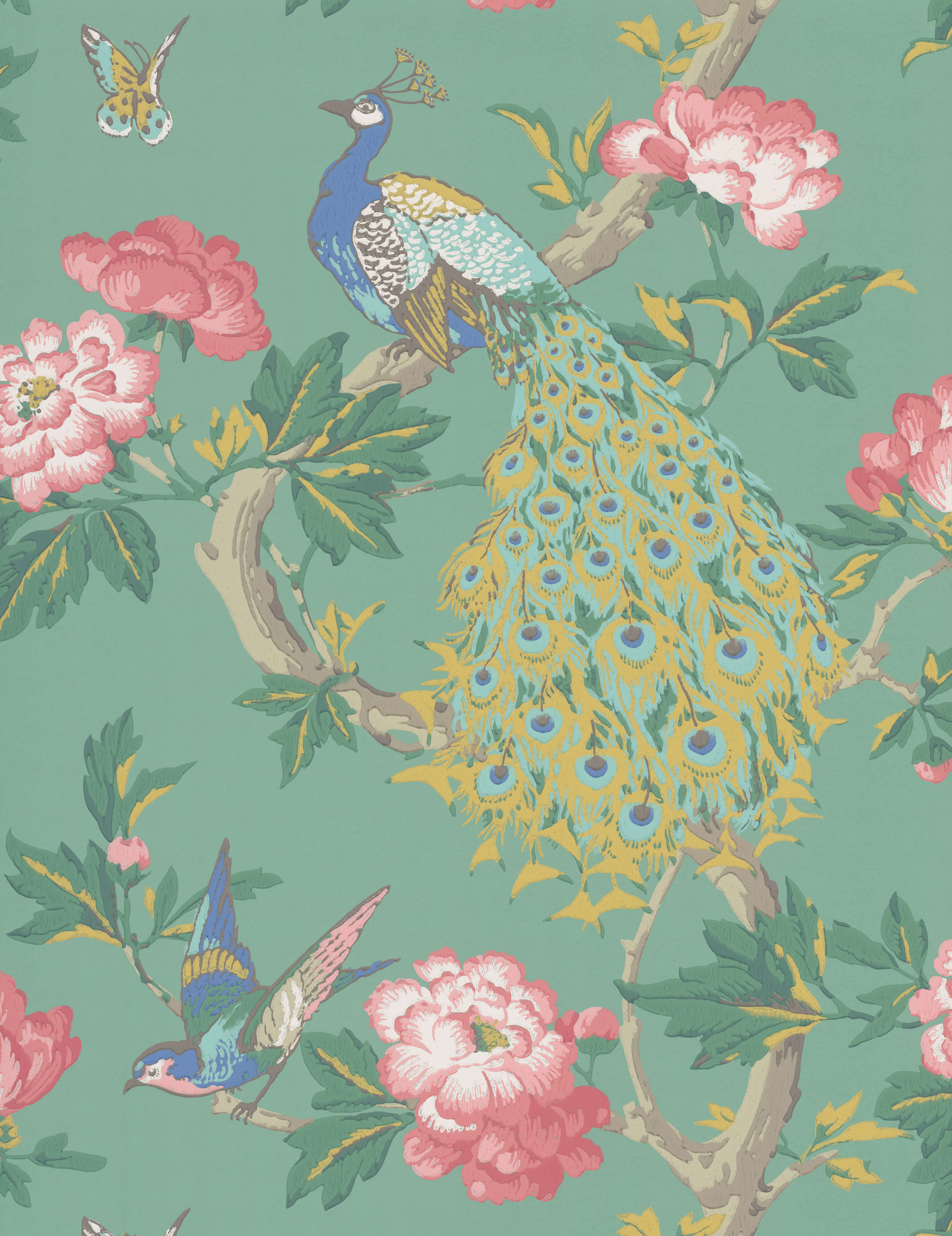 Little Green National Trust Papers Pavona Vivienne Behang