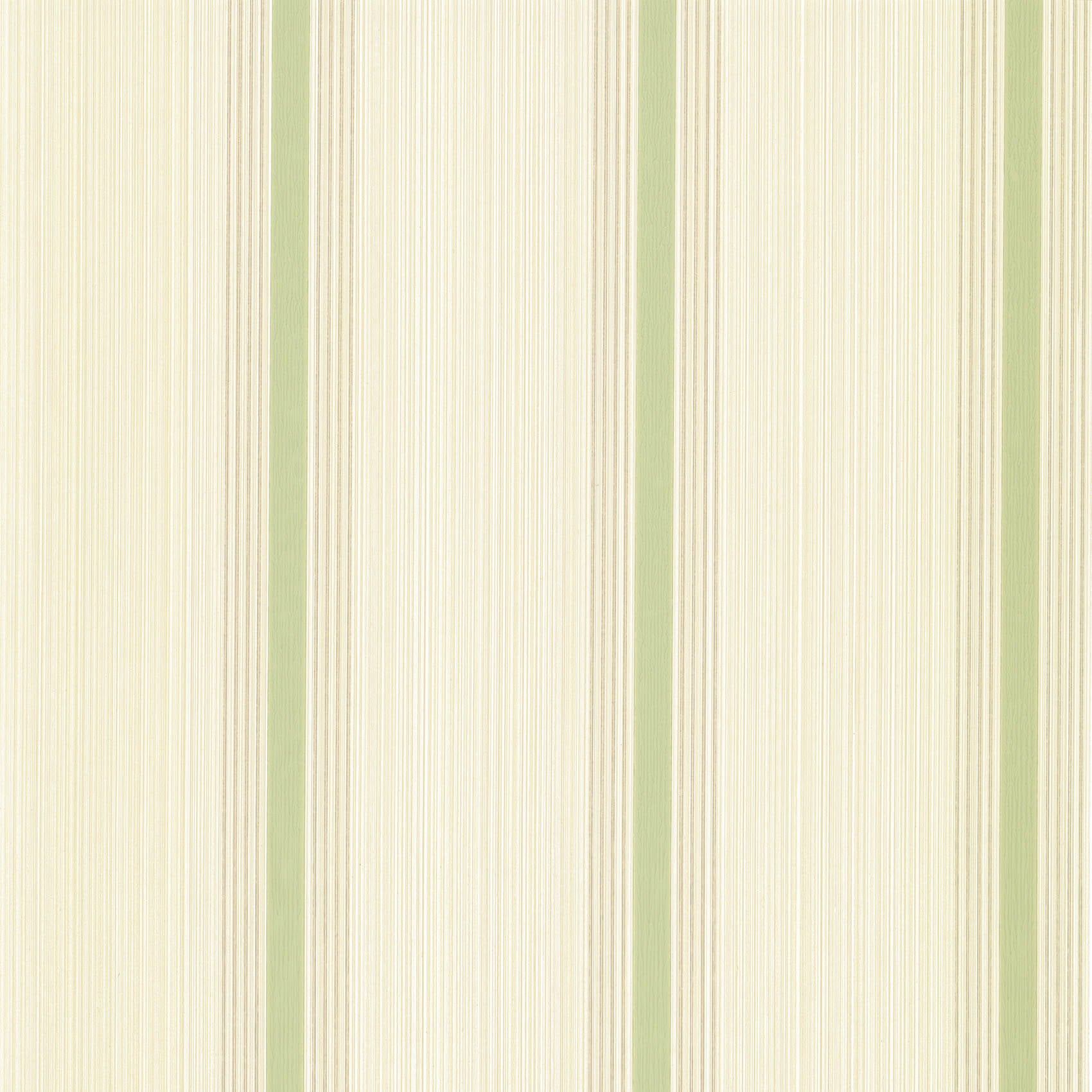 Little Green Painted Papers Cavendish Stripe Brush Green Behang