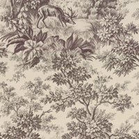 Little Green Revolution Papers Stag Toile Chocolat