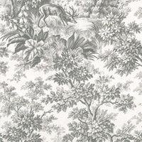 Little Green Revolution Papers Stag Toile Moss