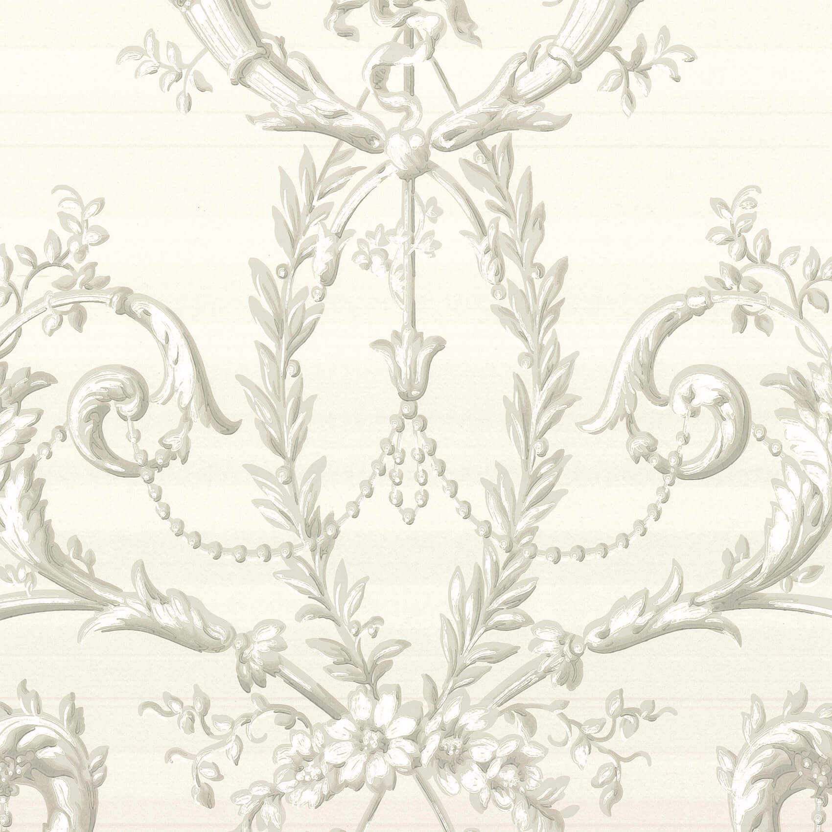 Little Green Revolution Papers Versailles Argent Behang