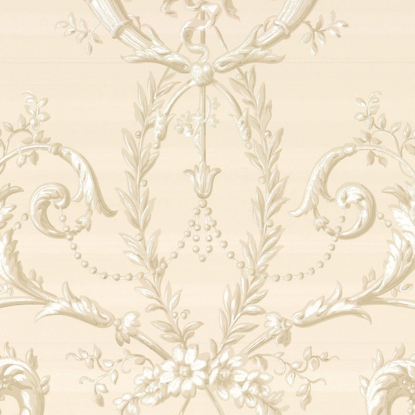 Little Green Revolution Papers Versailles Dark Pearl Behang