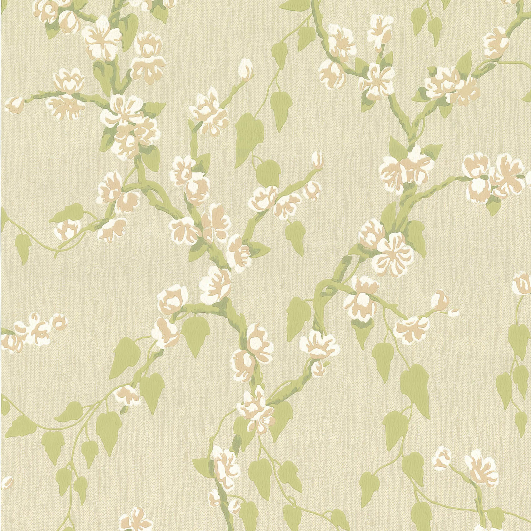 Little Green Sakura Pomme Behang