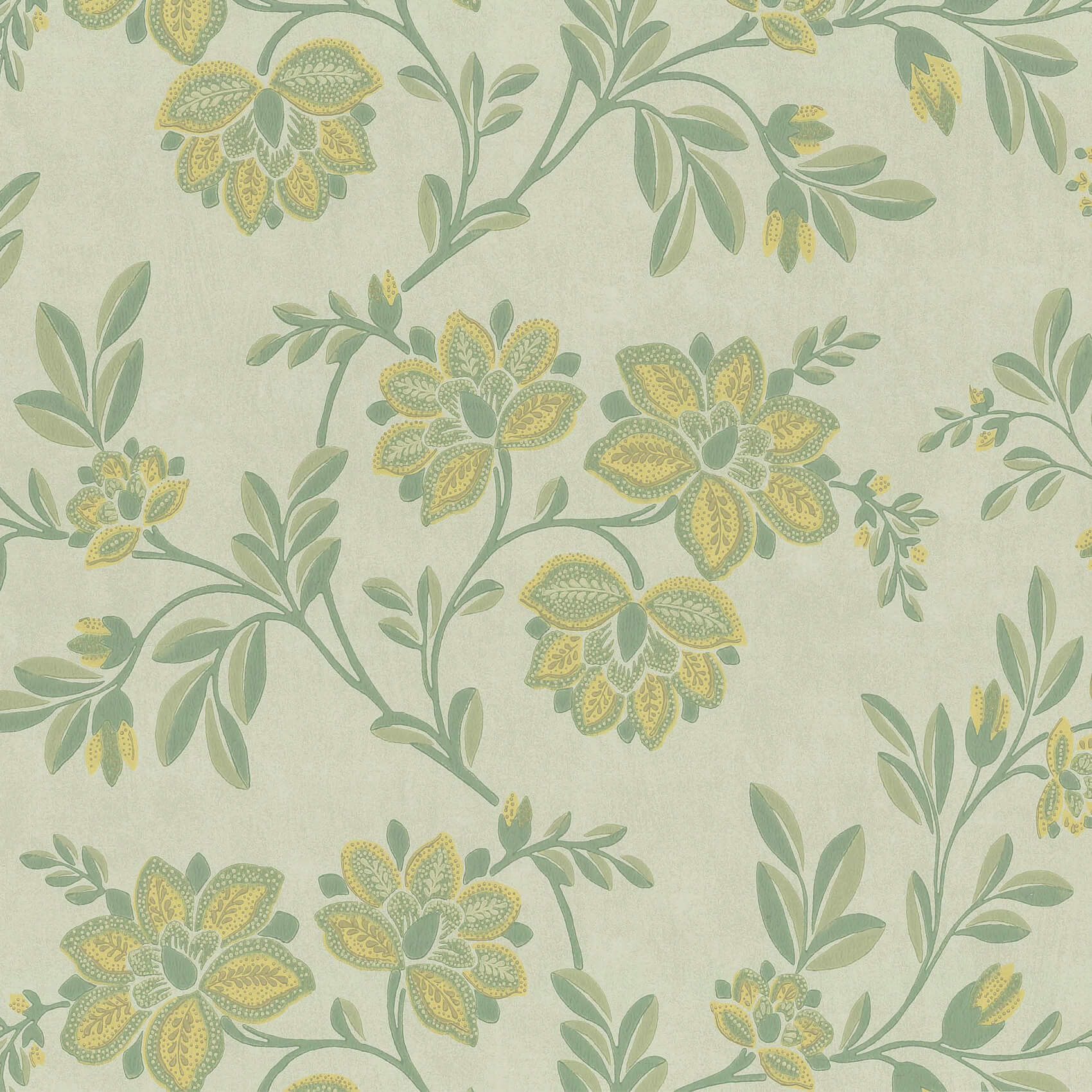 Little Green Stitch Highland Behang