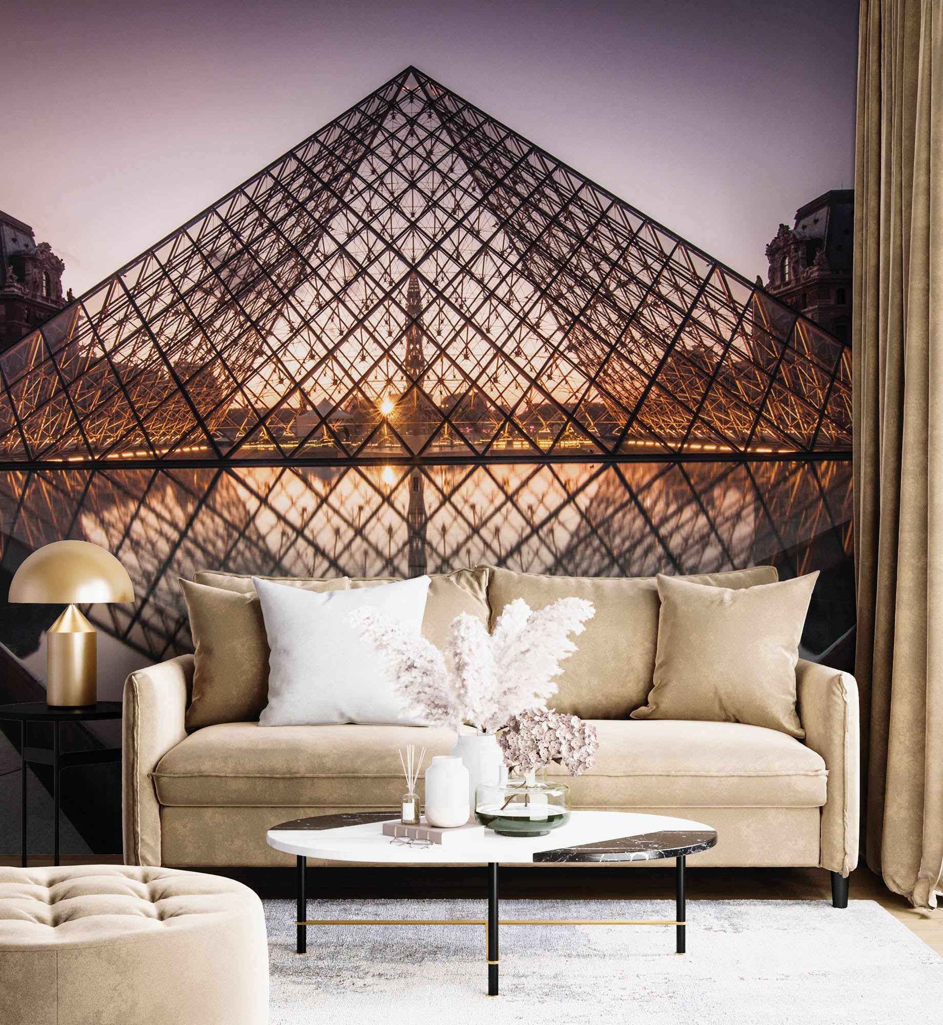 Louvre in Parijs - LW00012 Fotobehang