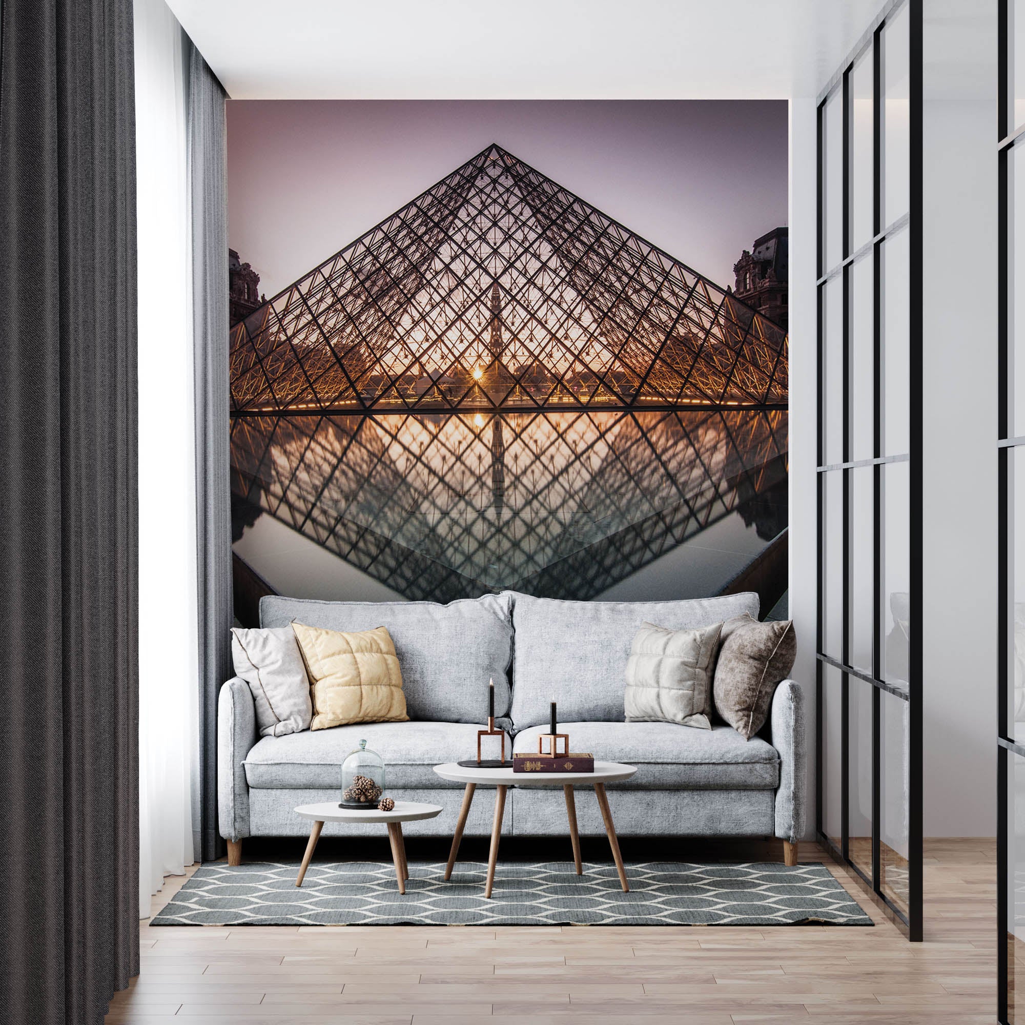 Louvre in Parijs - LW00012 Fotobehang