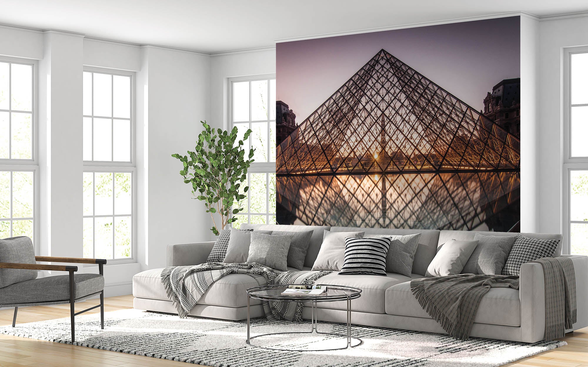 Louvre in Parijs - LW00012 Fotobehang