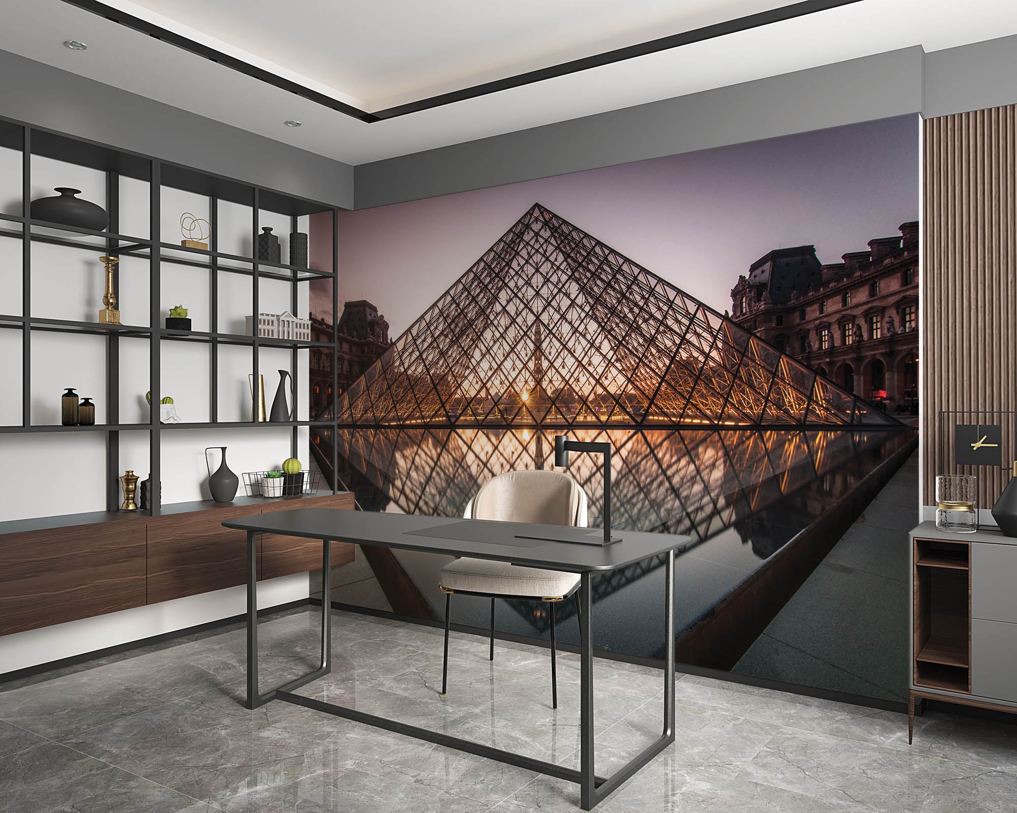 Louvre in Parijs - LW00012 Fotobehang