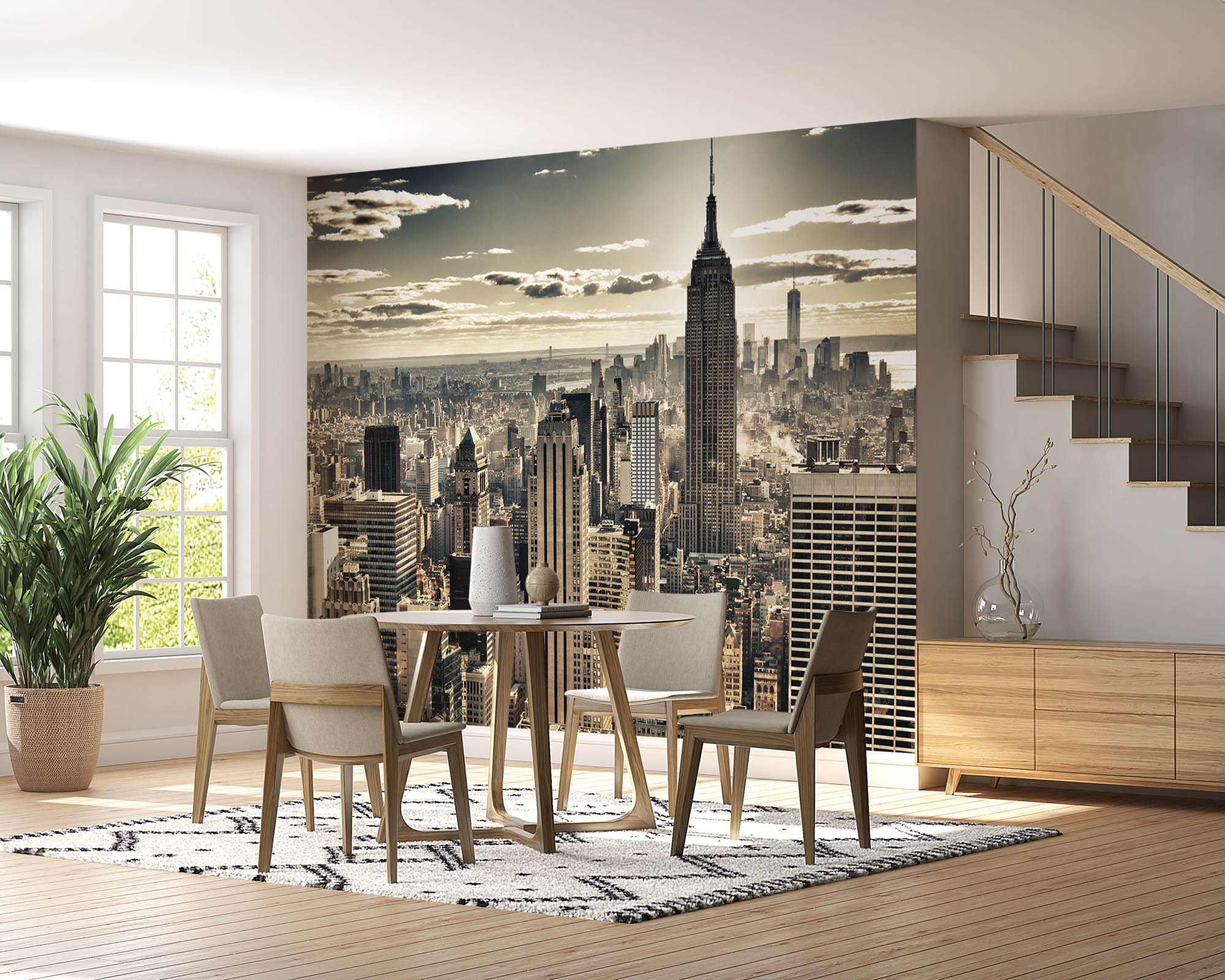 Luchtfoto New York City - LW00330 Fotobehang