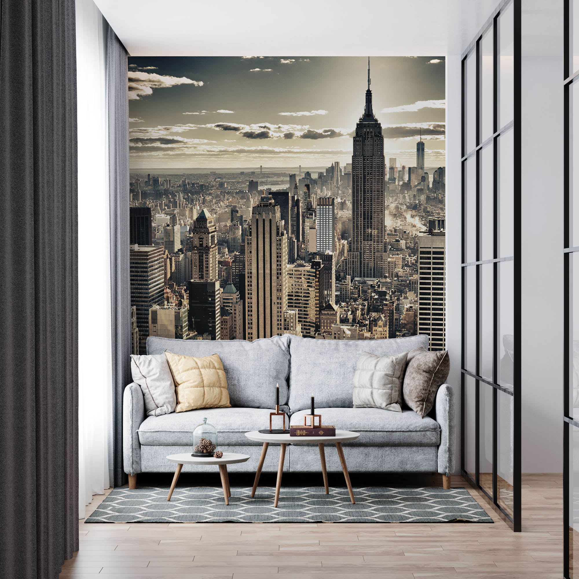 Luchtfoto New York City - LW00330 Fotobehang