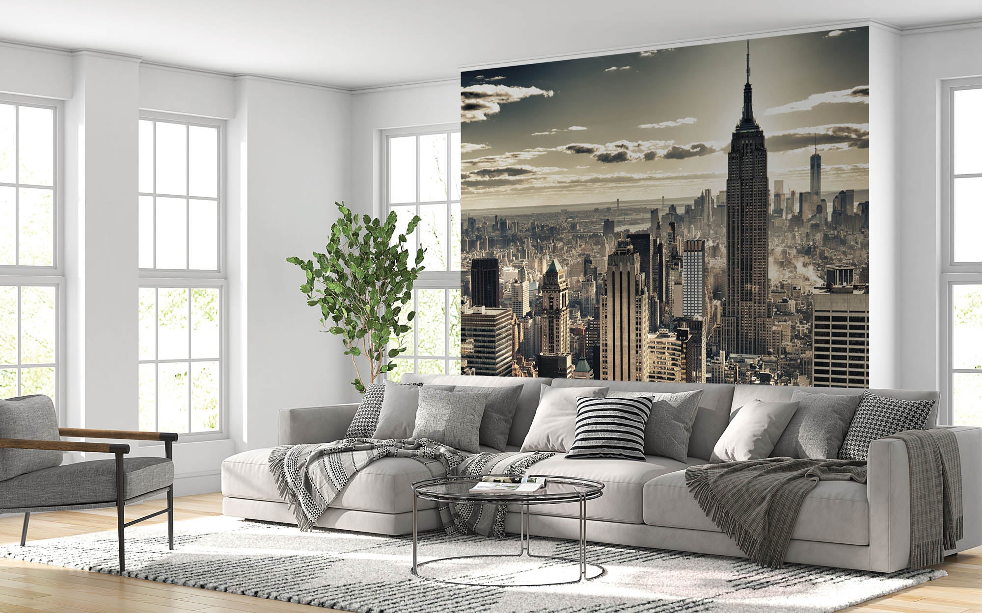 Luchtfoto New York City - LW00330 Fotobehang