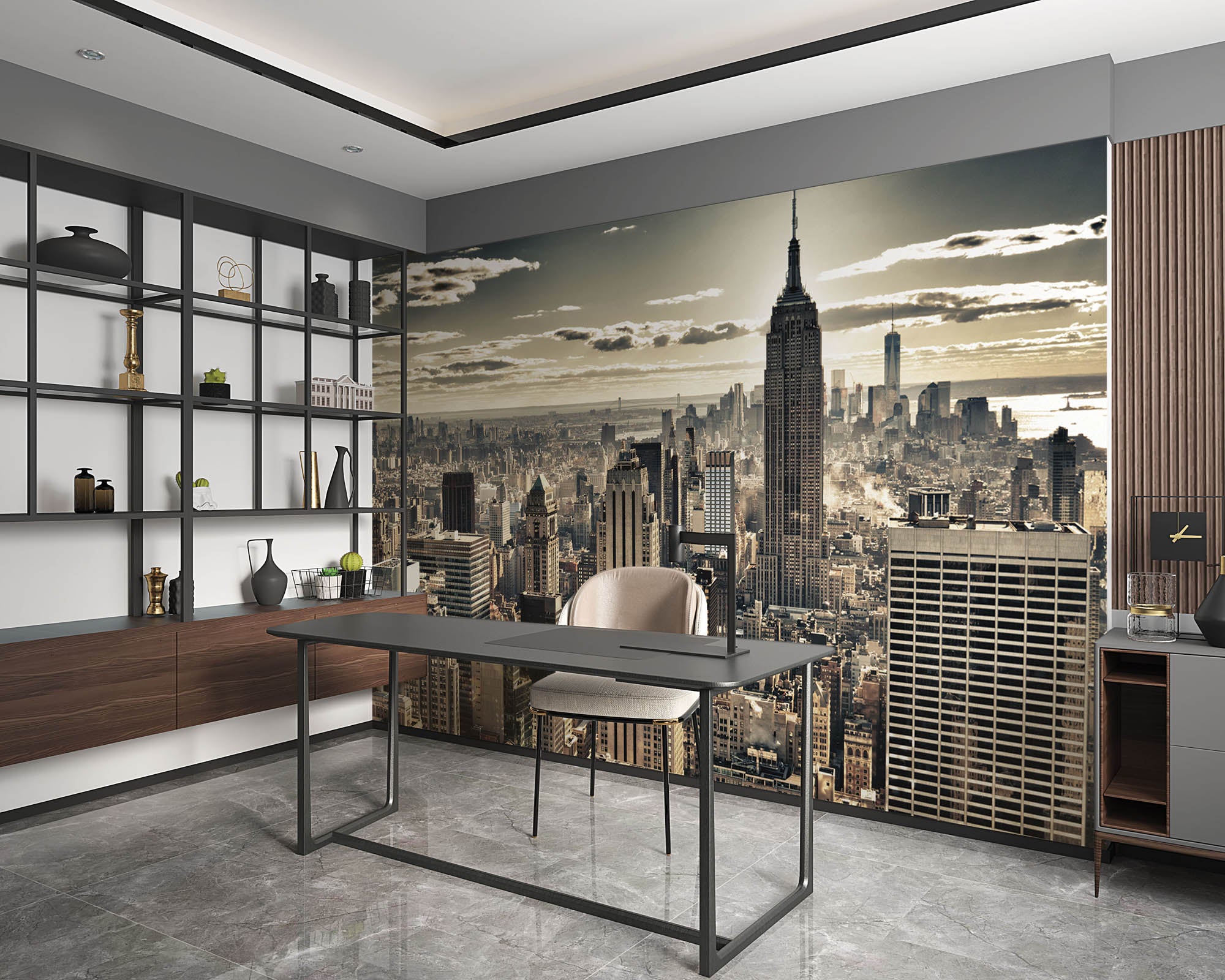 Luchtfoto New York City - LW00330 Fotobehang