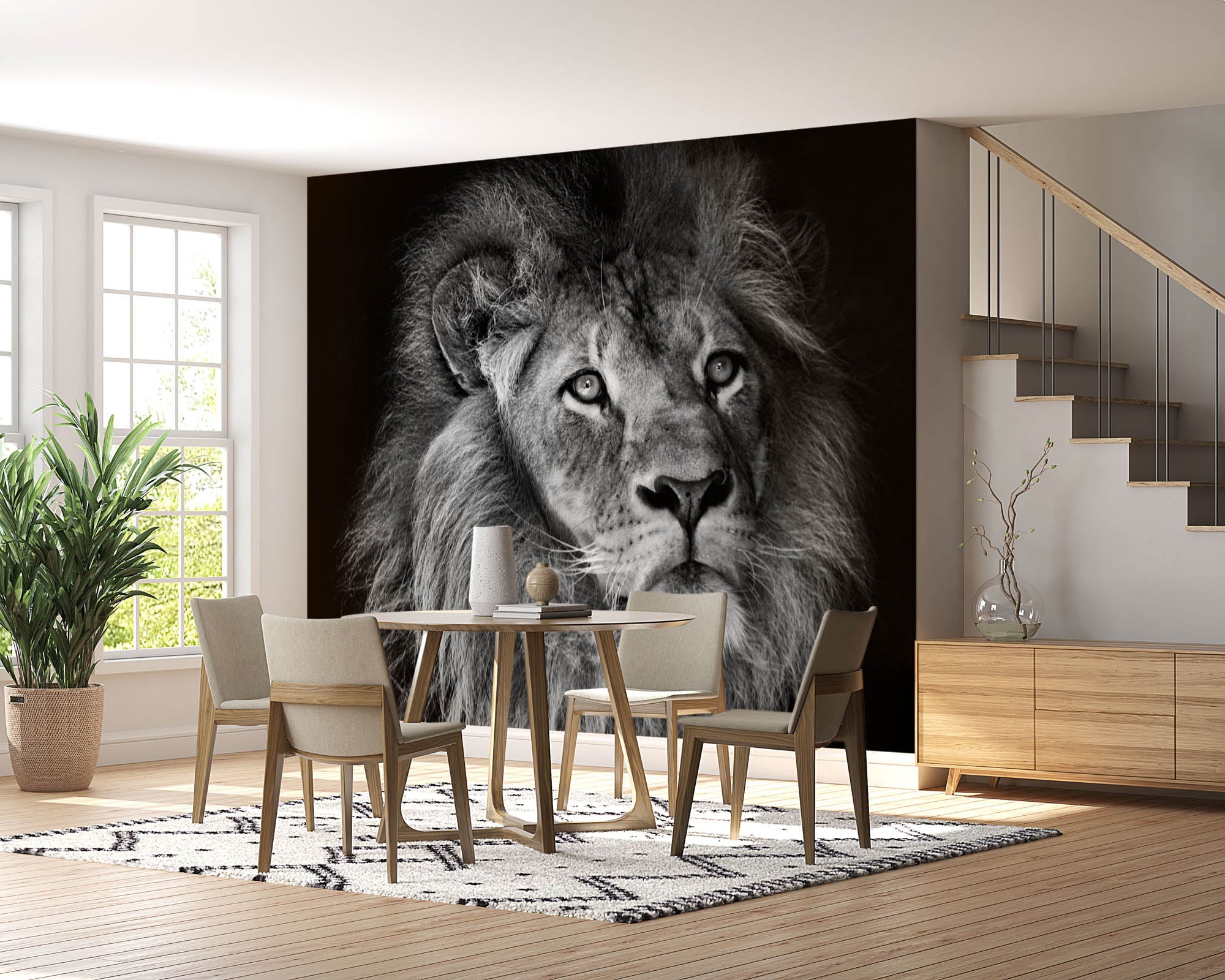 Mannetjesleeuw met manen - LW00212 Fotobehang