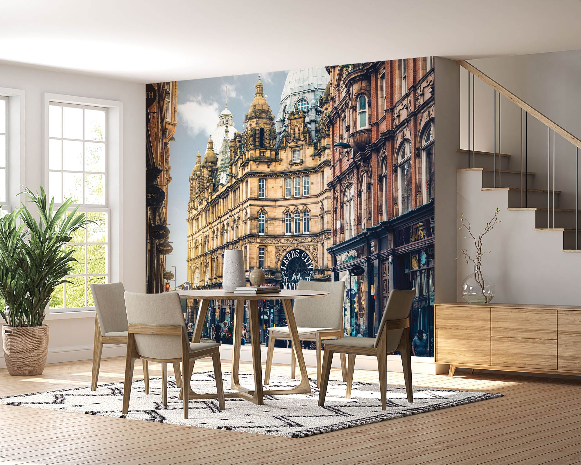 Marktcomplex Leeds - LW00380 Fotobehang