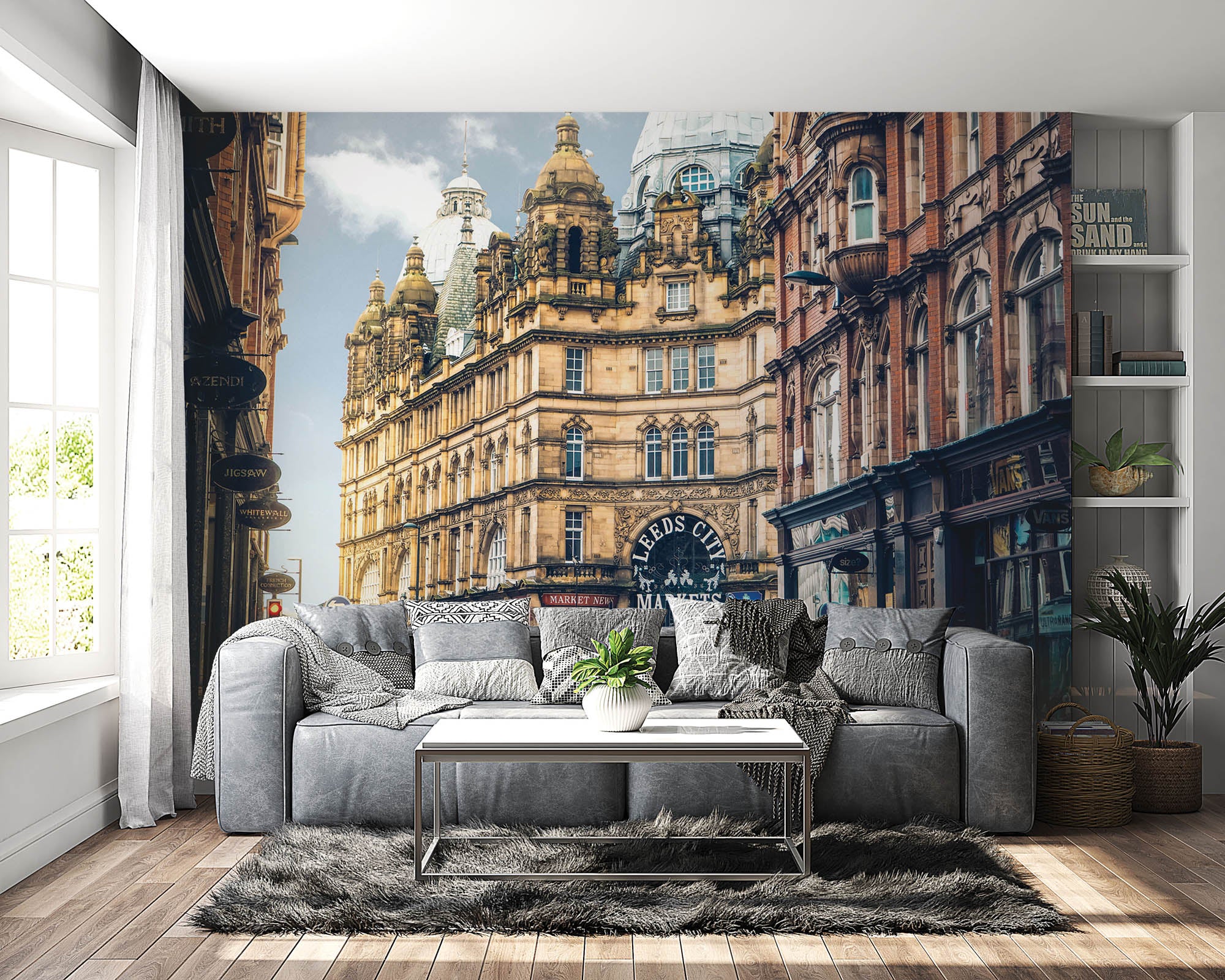 Marktcomplex Leeds - LW00380 Fotobehang