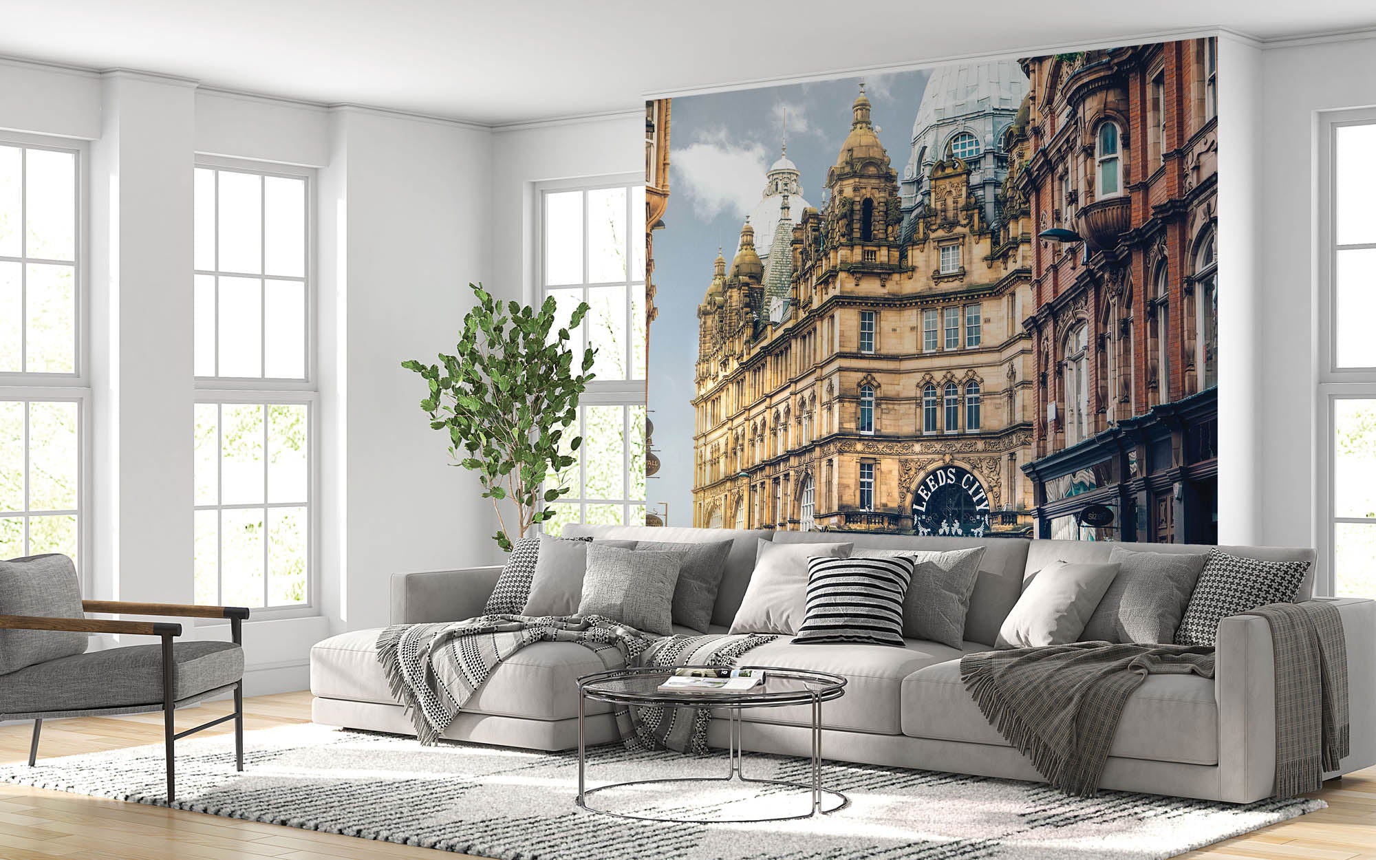 Marktcomplex Leeds - LW00380 Fotobehang