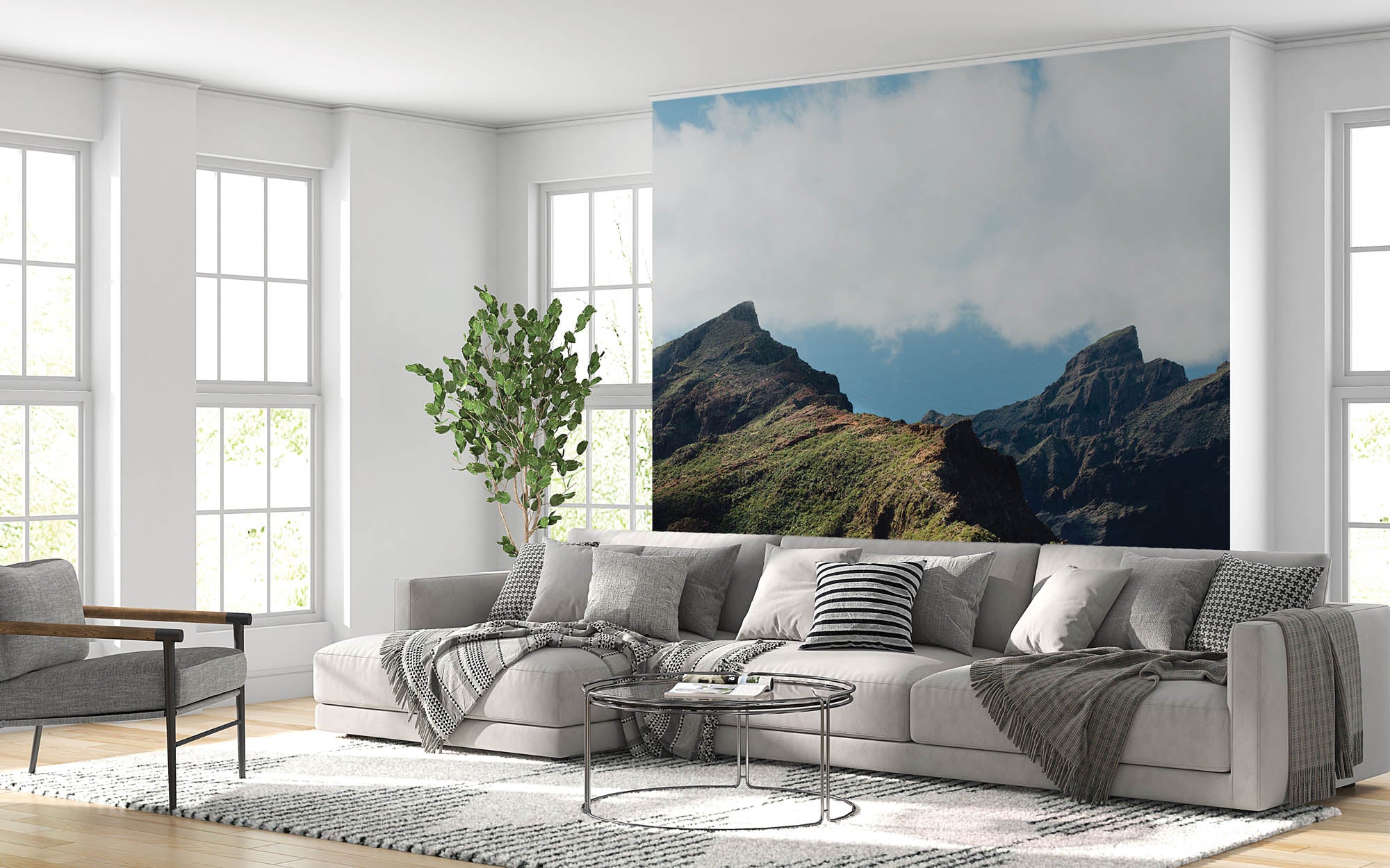 Masca berg Tenerife - LW00147 Fotobehang