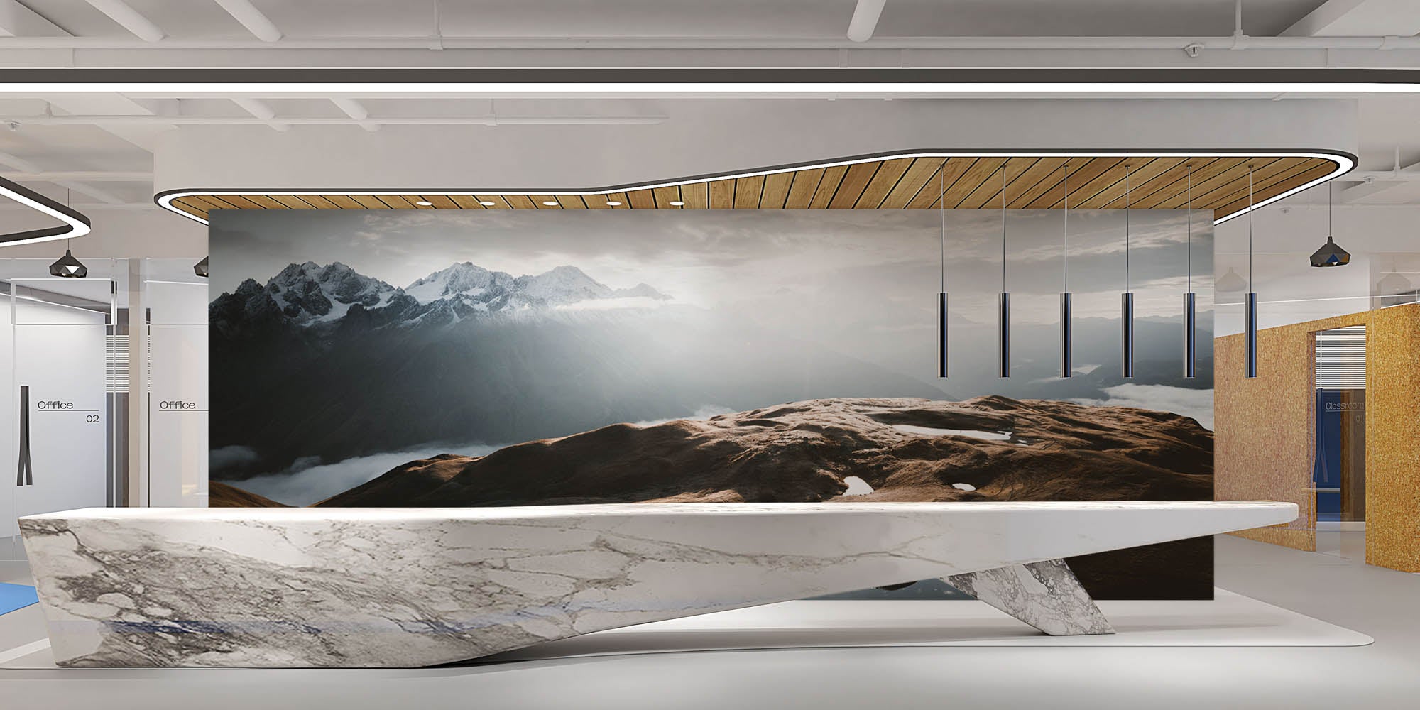 Meer Koruldi in Georgië - LW00291 Fotobehang