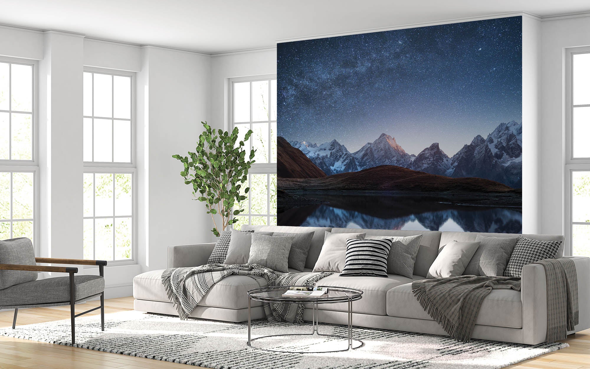 Melkweg en sterren - LW00123 Fotobehang