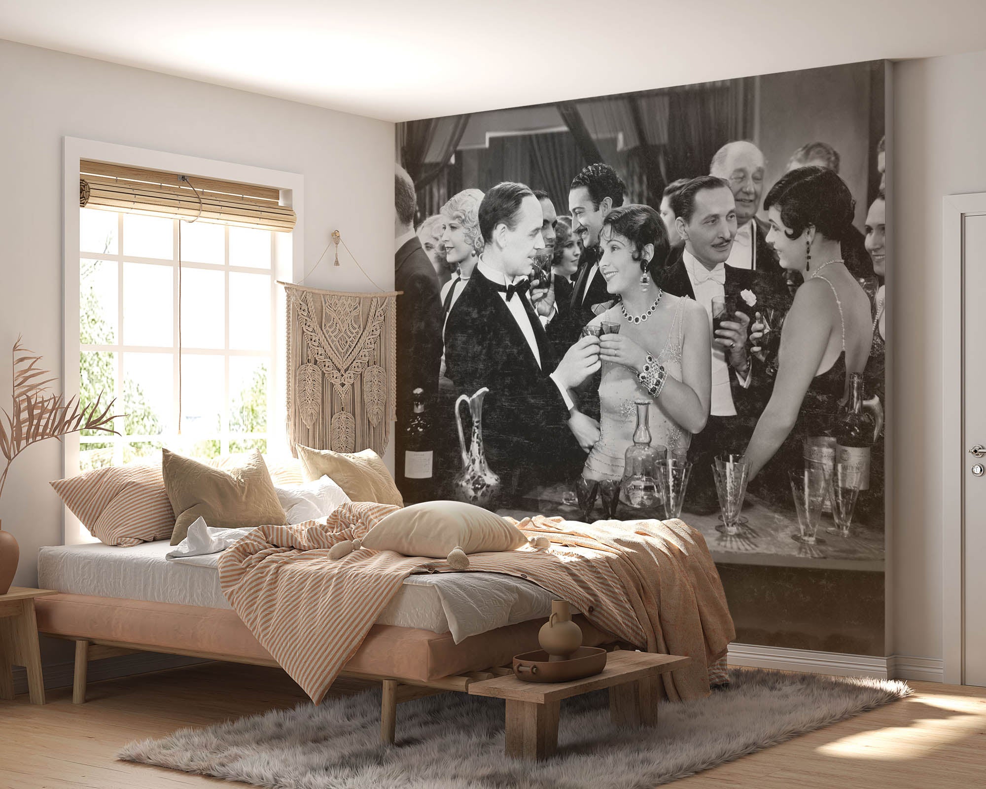 Mensen drinkend aan de bar - LW00406 Fotobehang