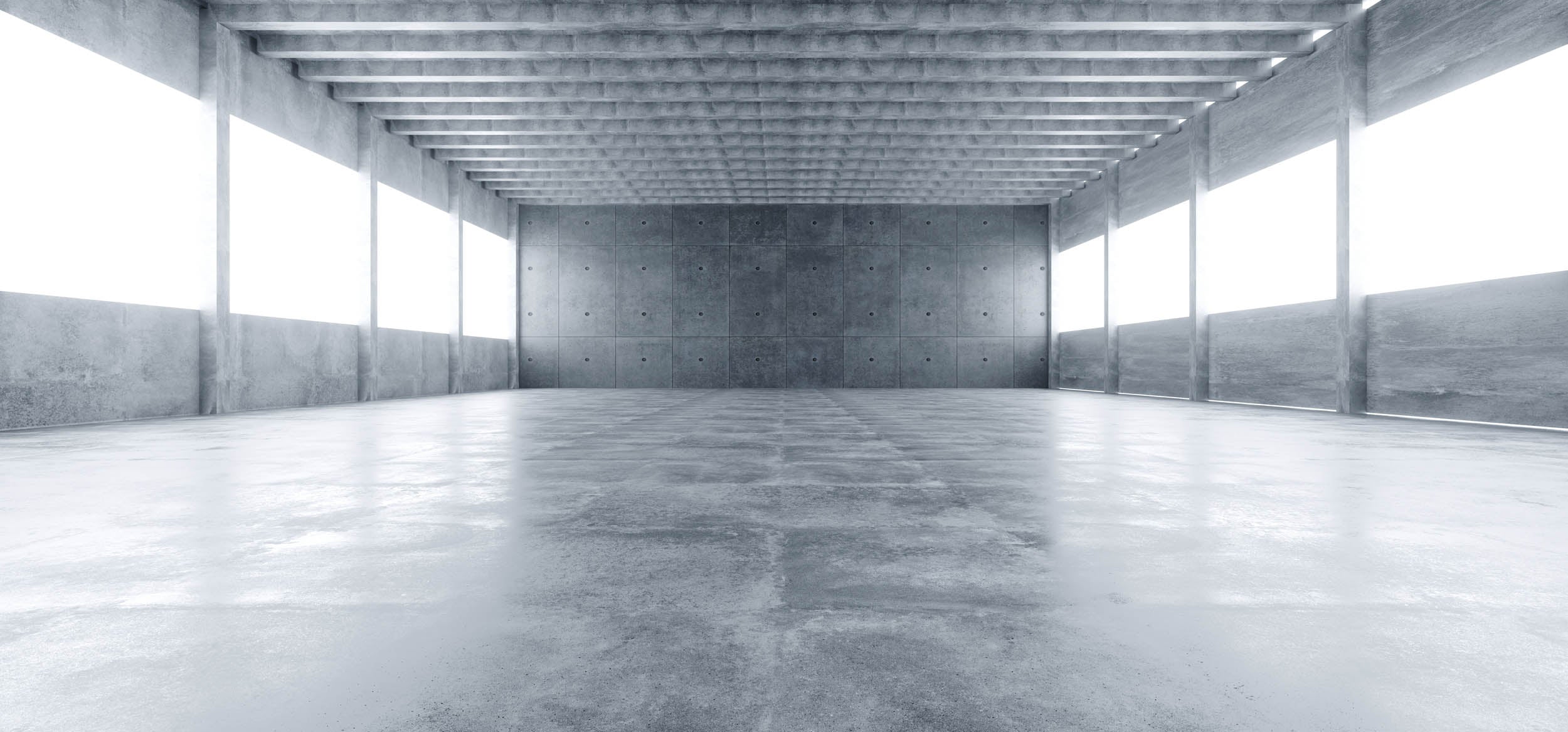 Minimalistische Betongalerij - LW00593 Fotobehang