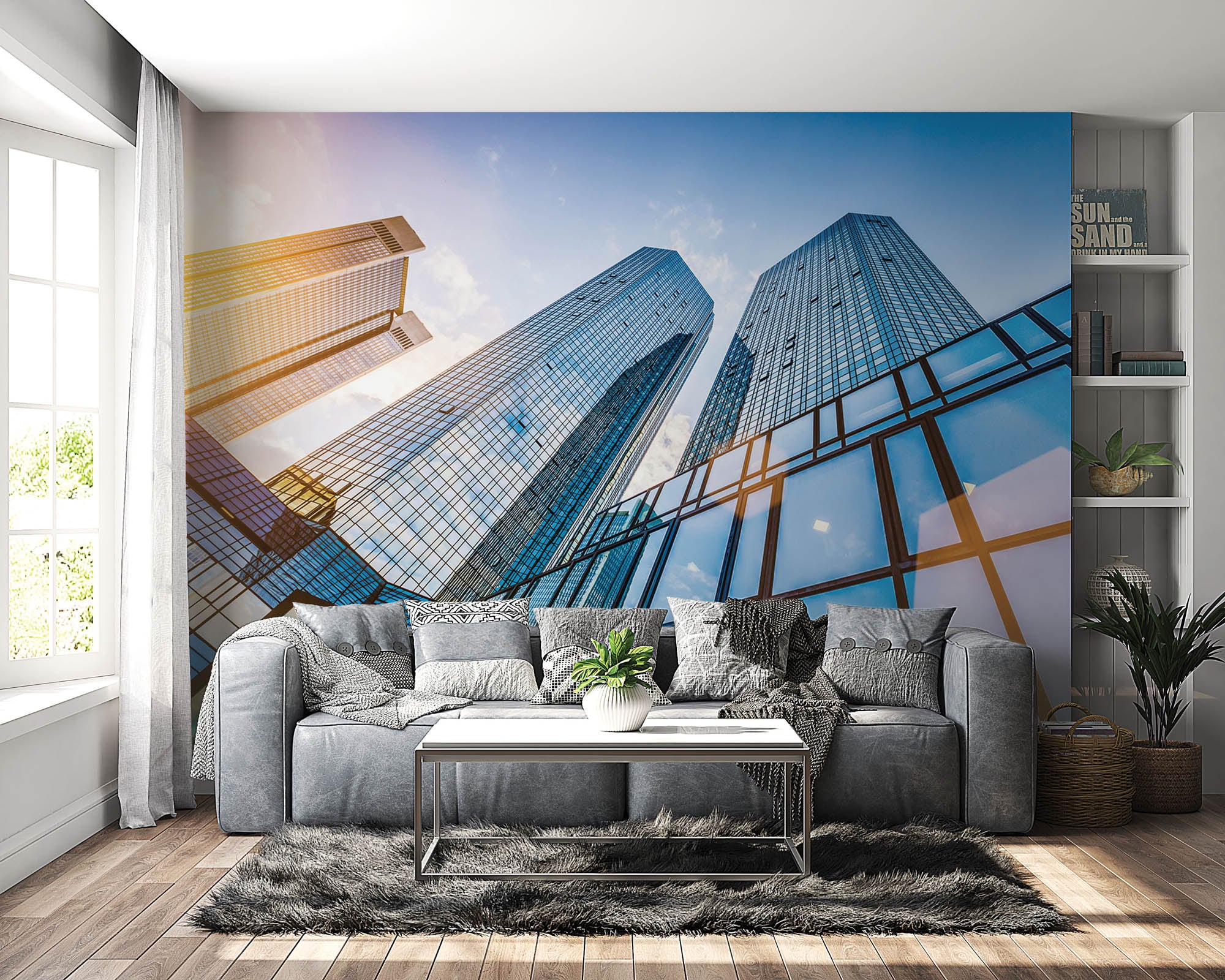 Moderne wolkenkrabbers- LW00018 Fotobehang