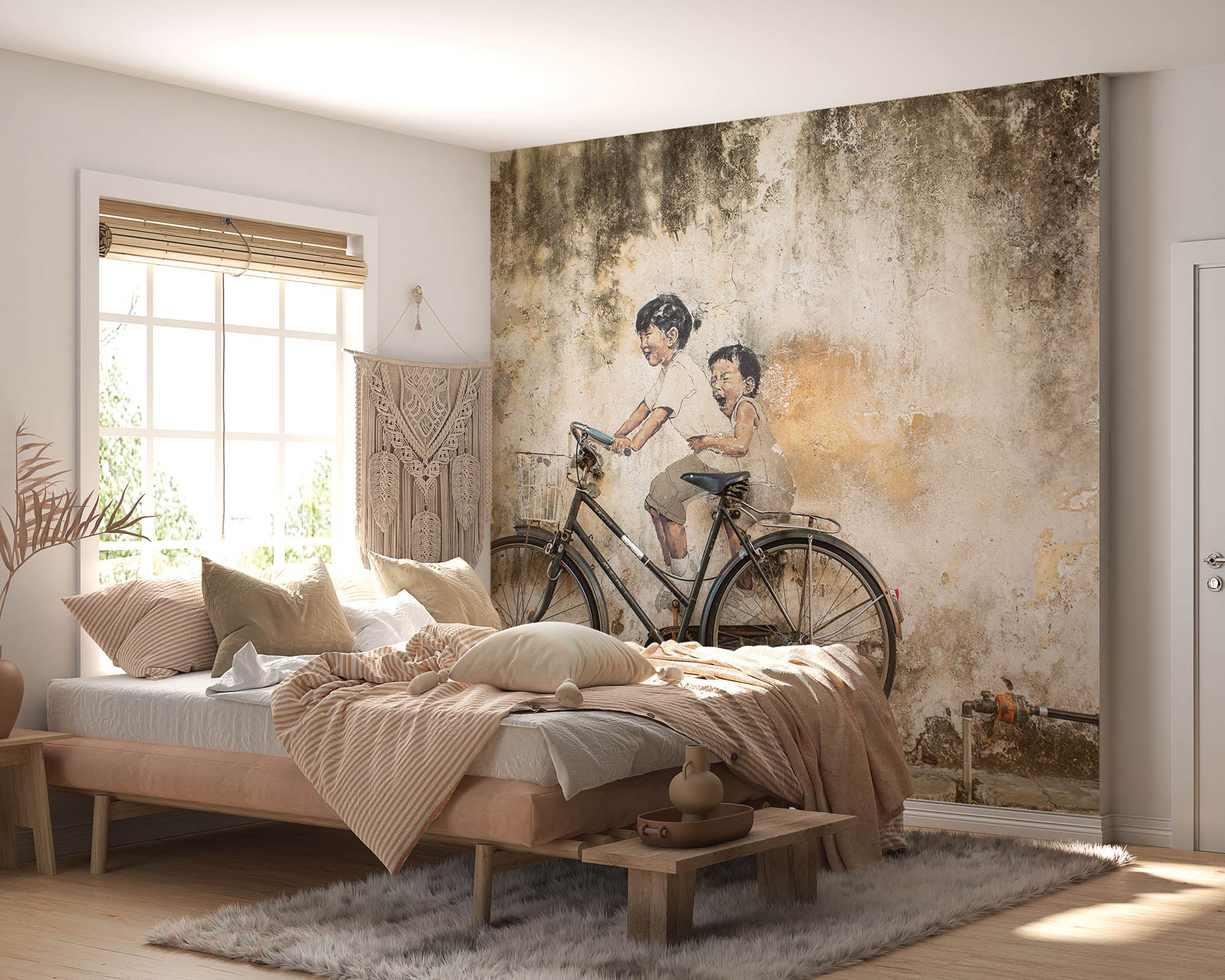 Muur tekening - LW00058 Fotobehang