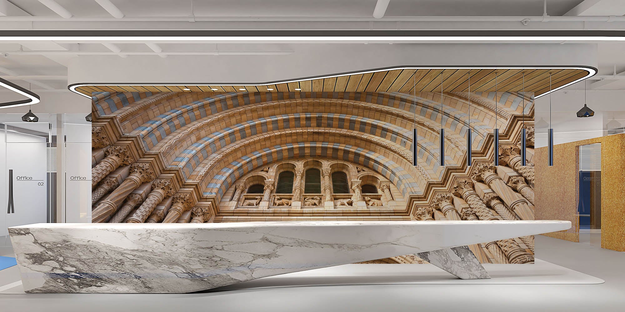 Natuurhistorisch museum Londen - LW00006 Fotobehang