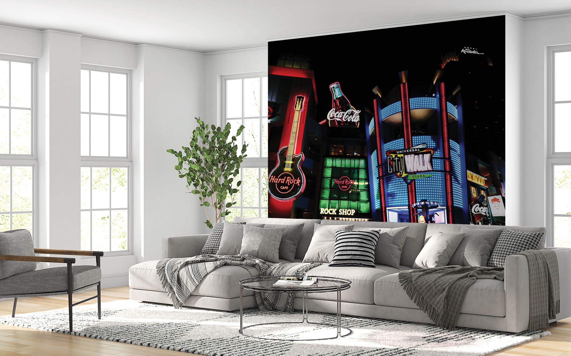 Neon lichtreclame Japan - LW00421 Fotobehang