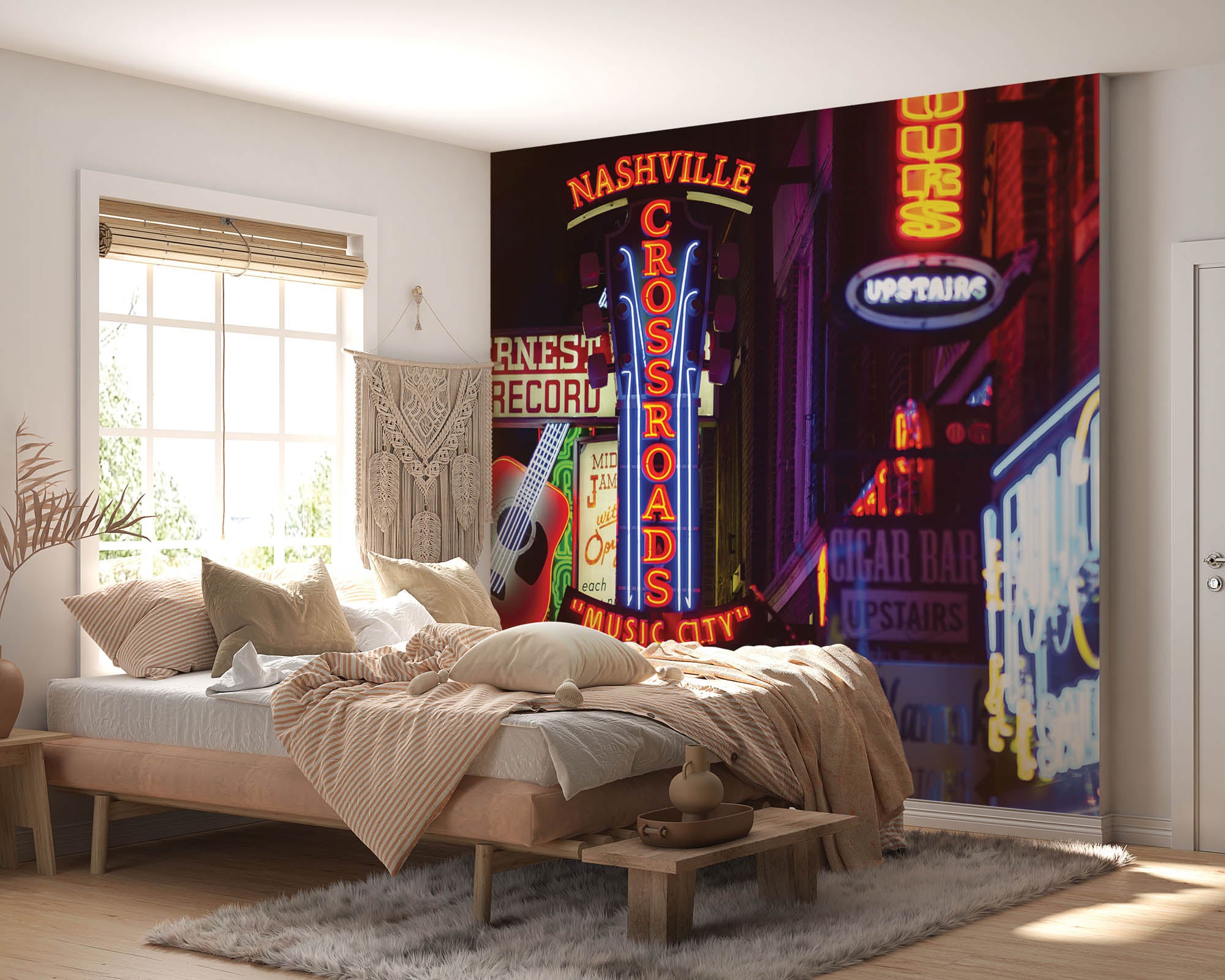 Neon reclame Nashville - LW00329 Fotobehang