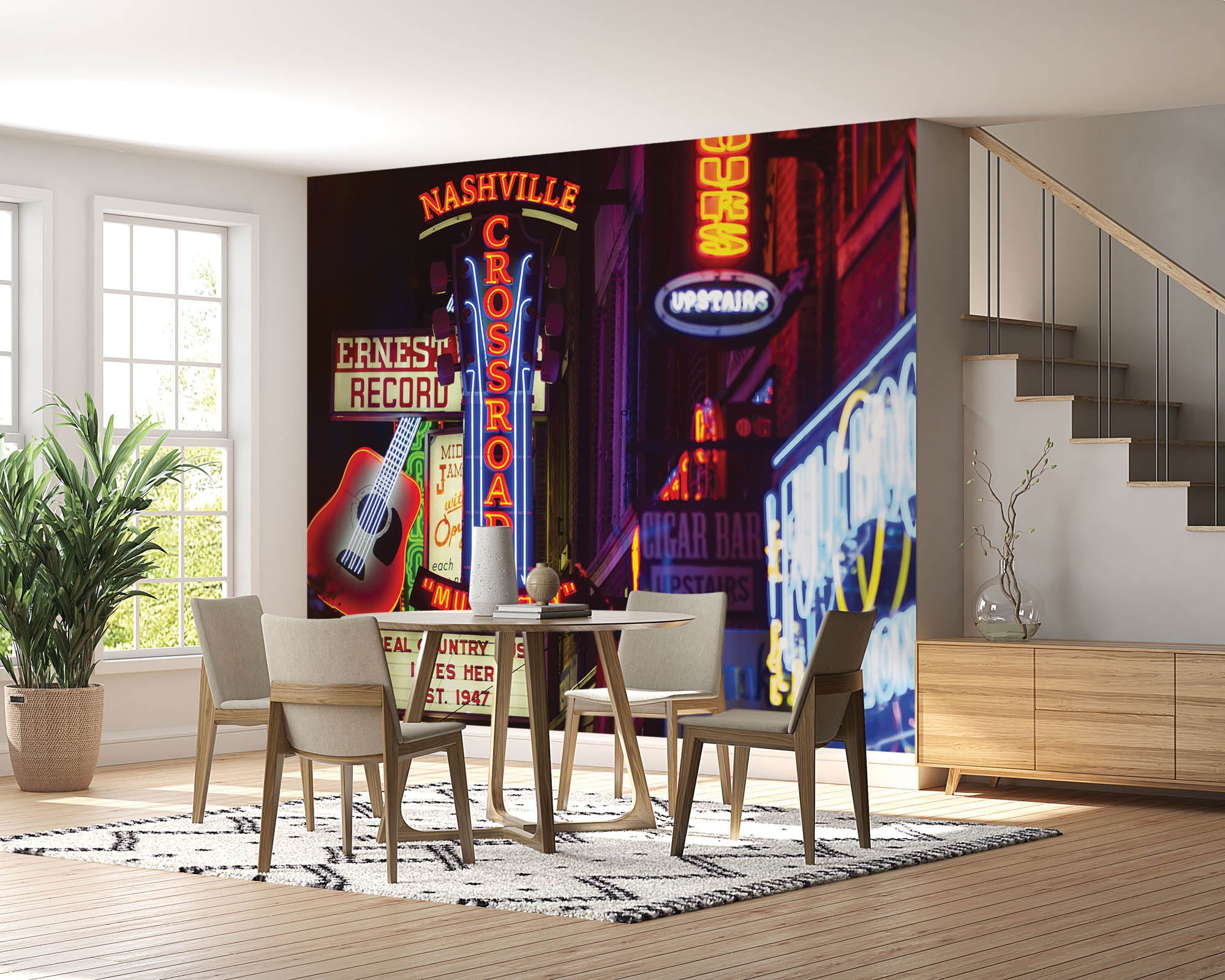 Neon reclame Nashville - LW00329 Fotobehang