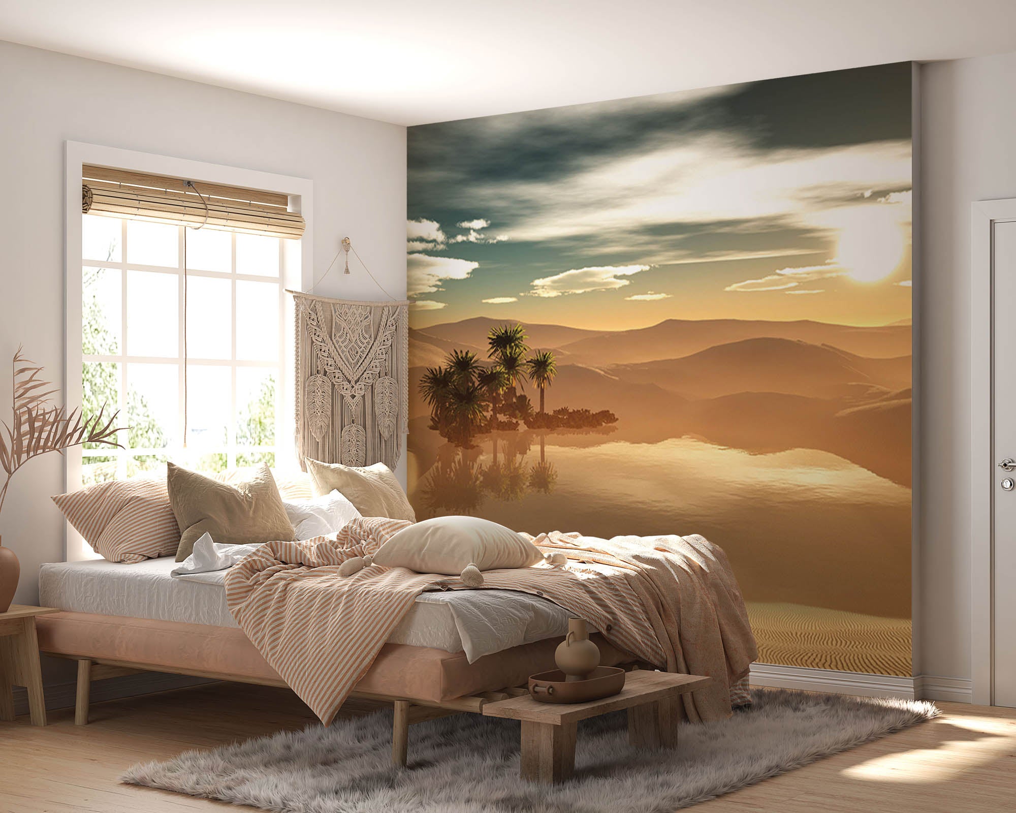 Oase in de woestijn - LW00281 Fotobehang