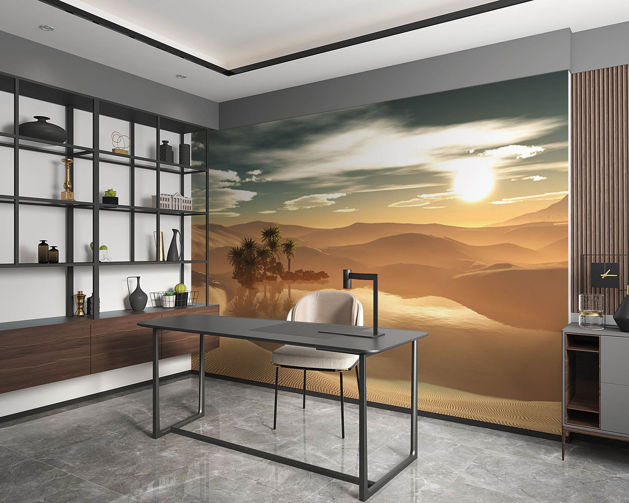 Oase in de woestijn - LW00281 Fotobehang