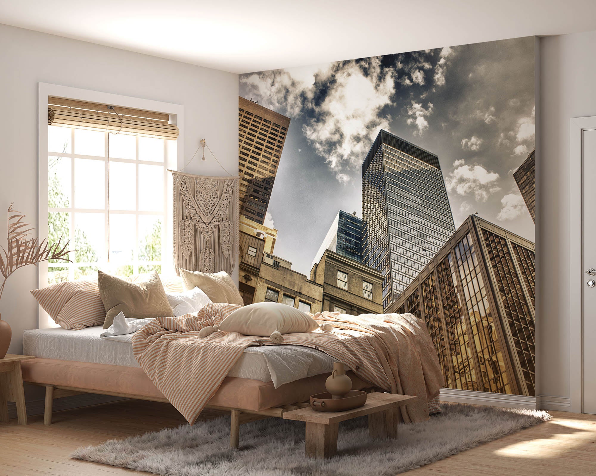 Onderaanzicht skyline - LW00299 Fotobehang