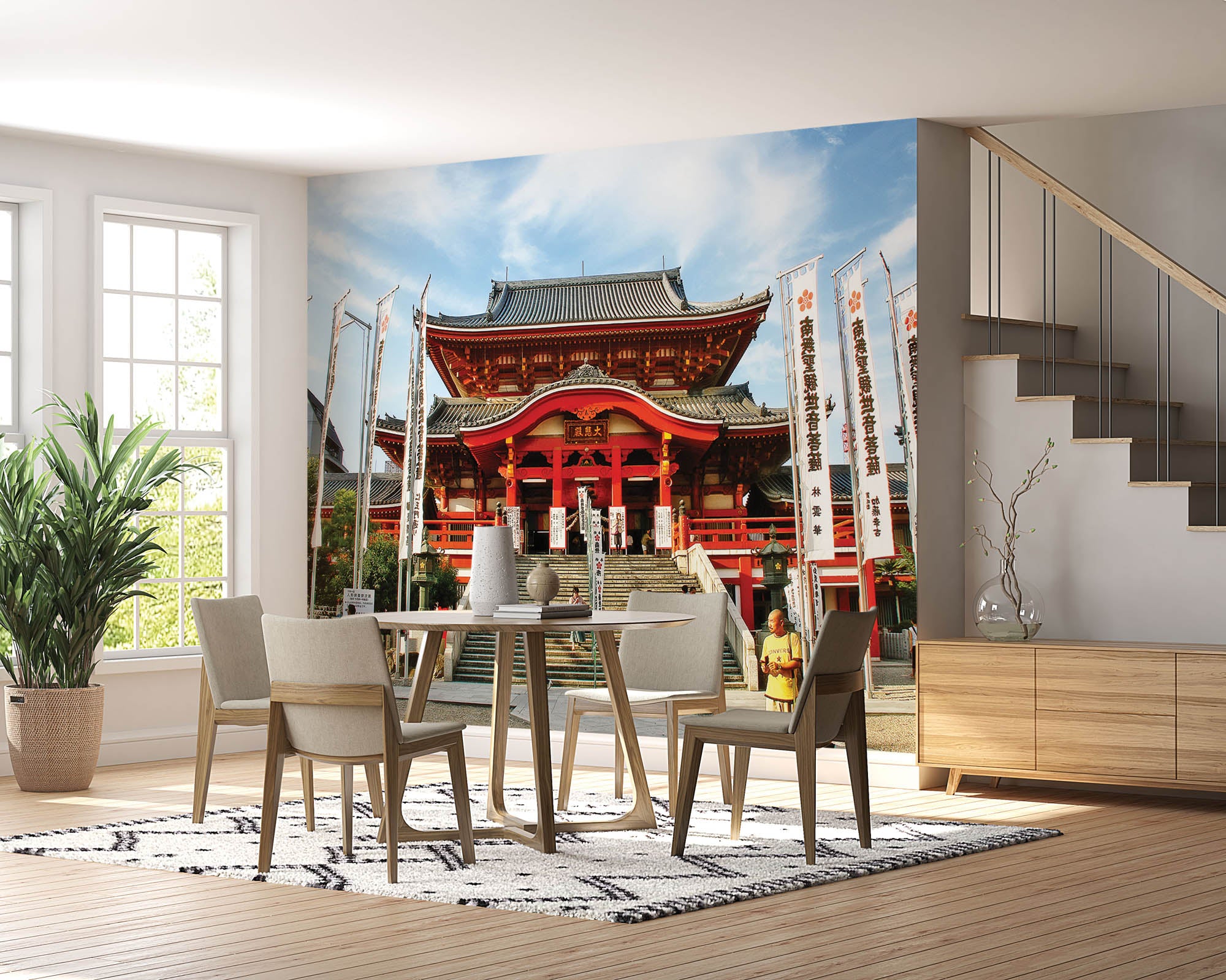 Osu Kannon Temple Japan - LW00076 Fotobehang