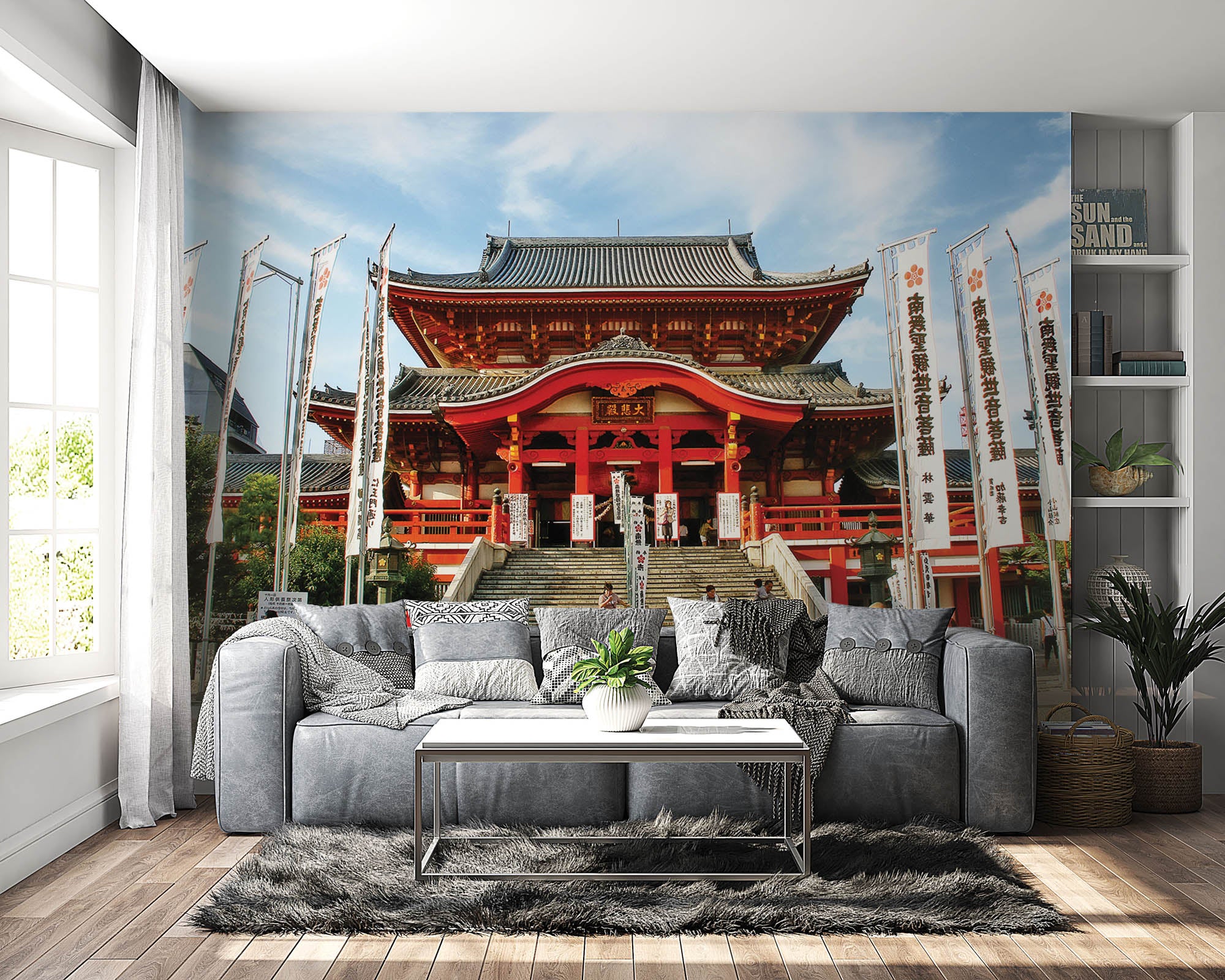 Osu Kannon Temple Japan - LW00076 Fotobehang