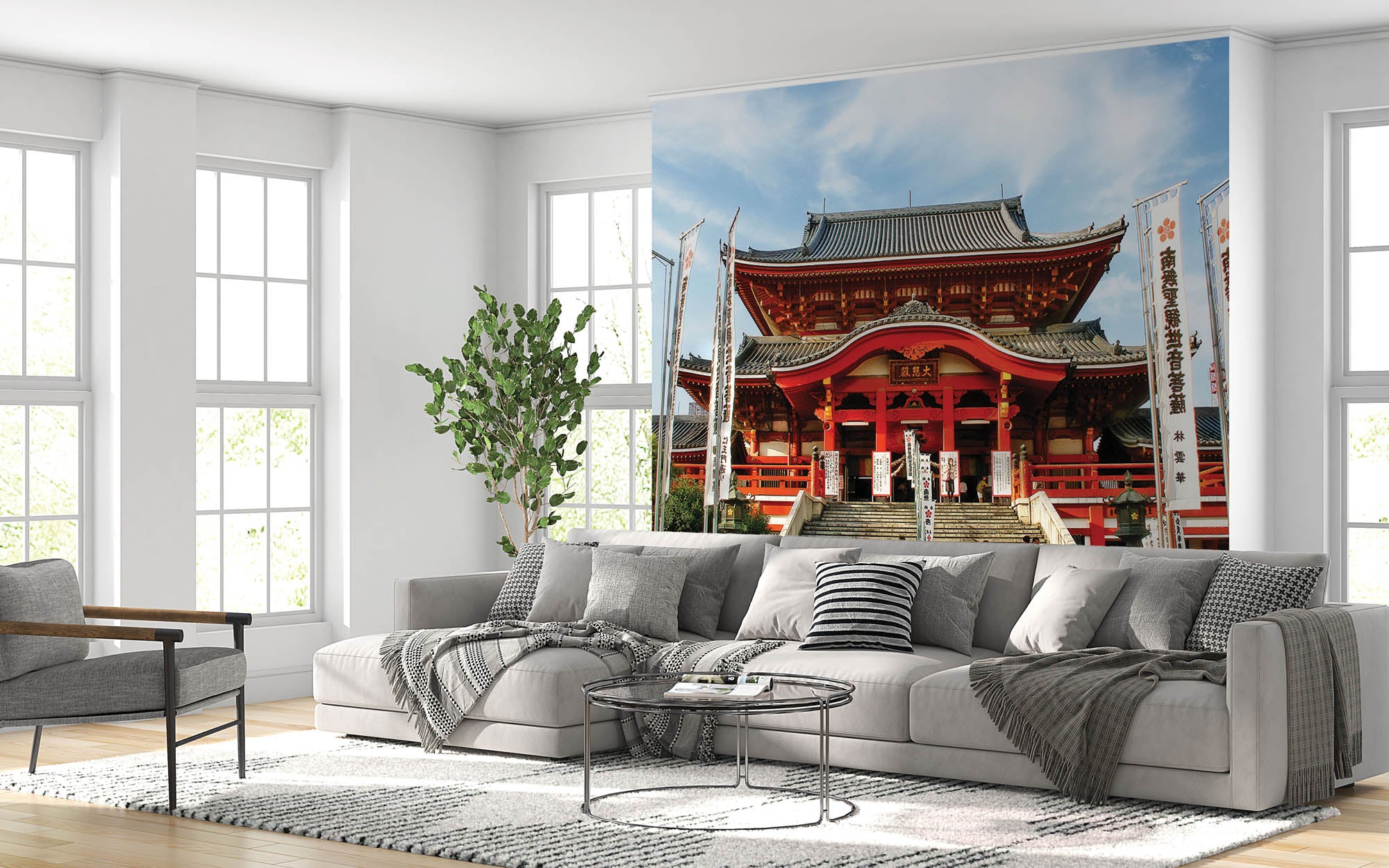 Osu Kannon Temple Japan - LW00076 Fotobehang