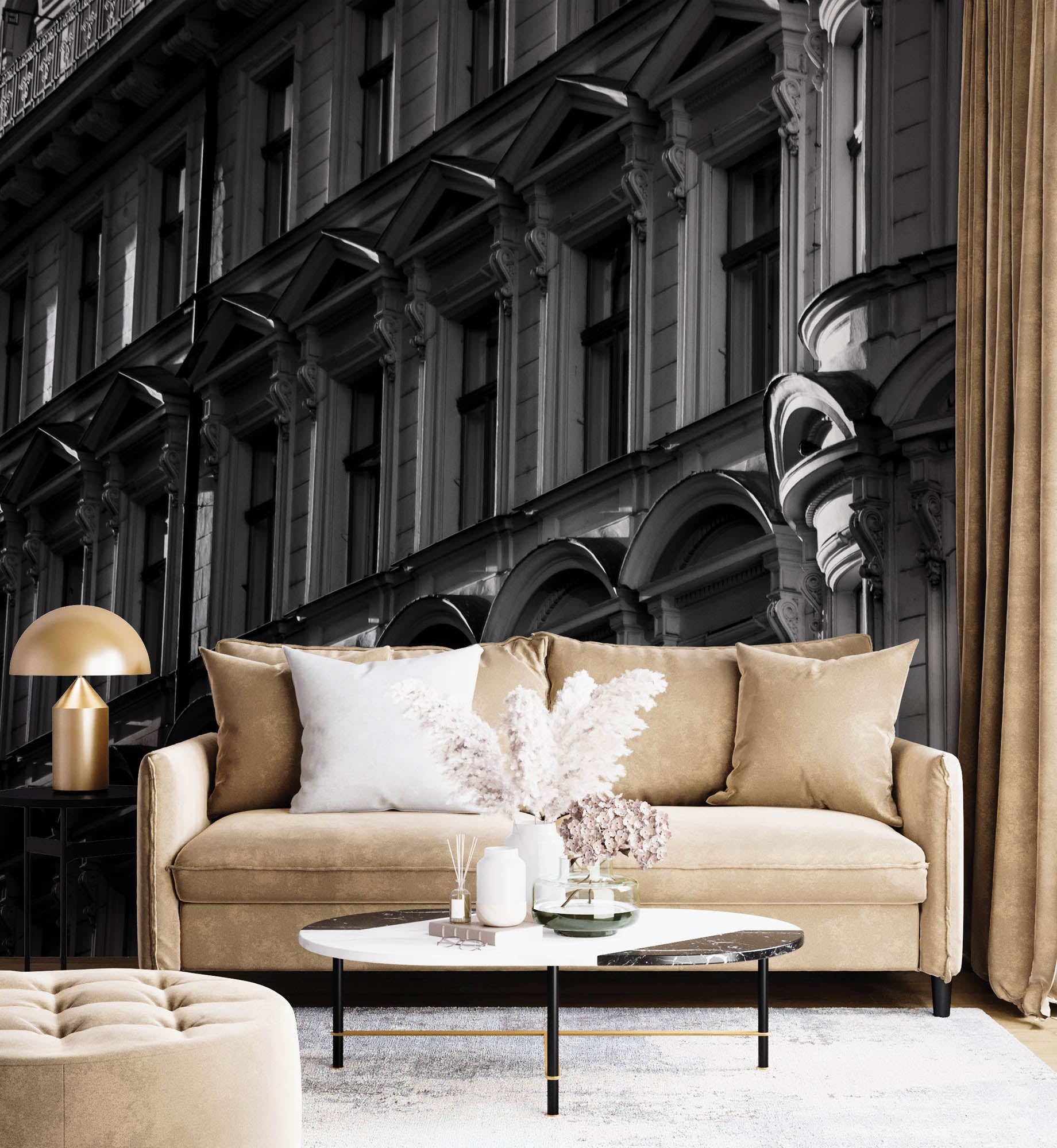 Oud gebouw- LW00009 Fotobehang