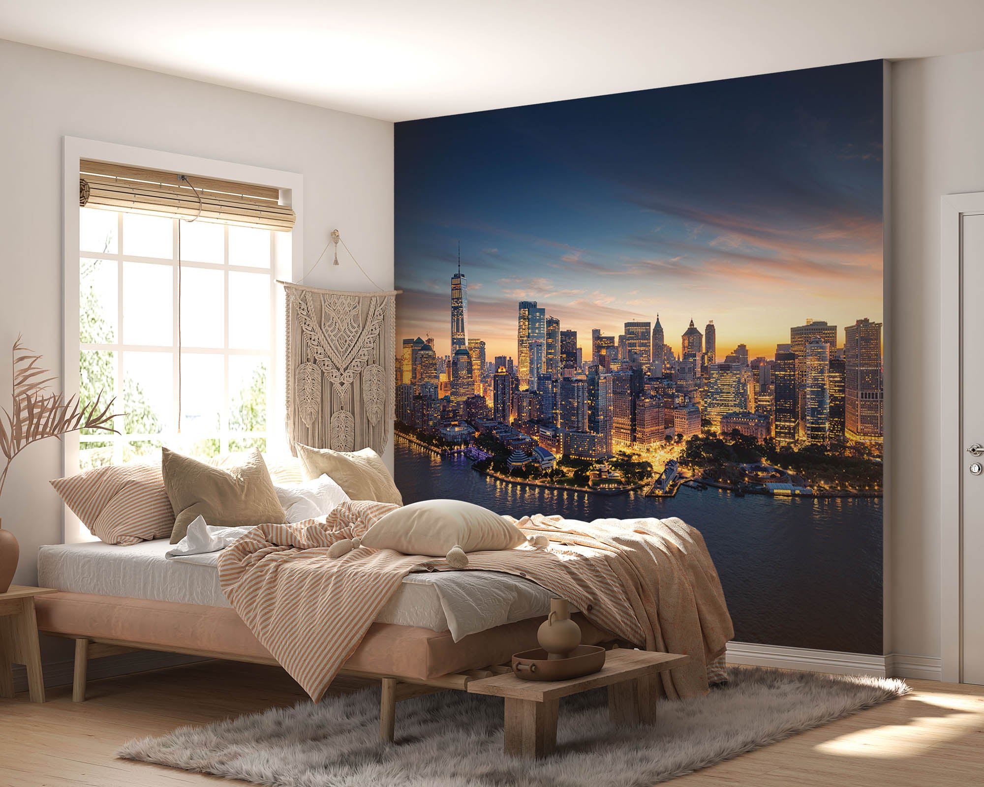 Panorama New York City skyline - LW00344 Fotobehang